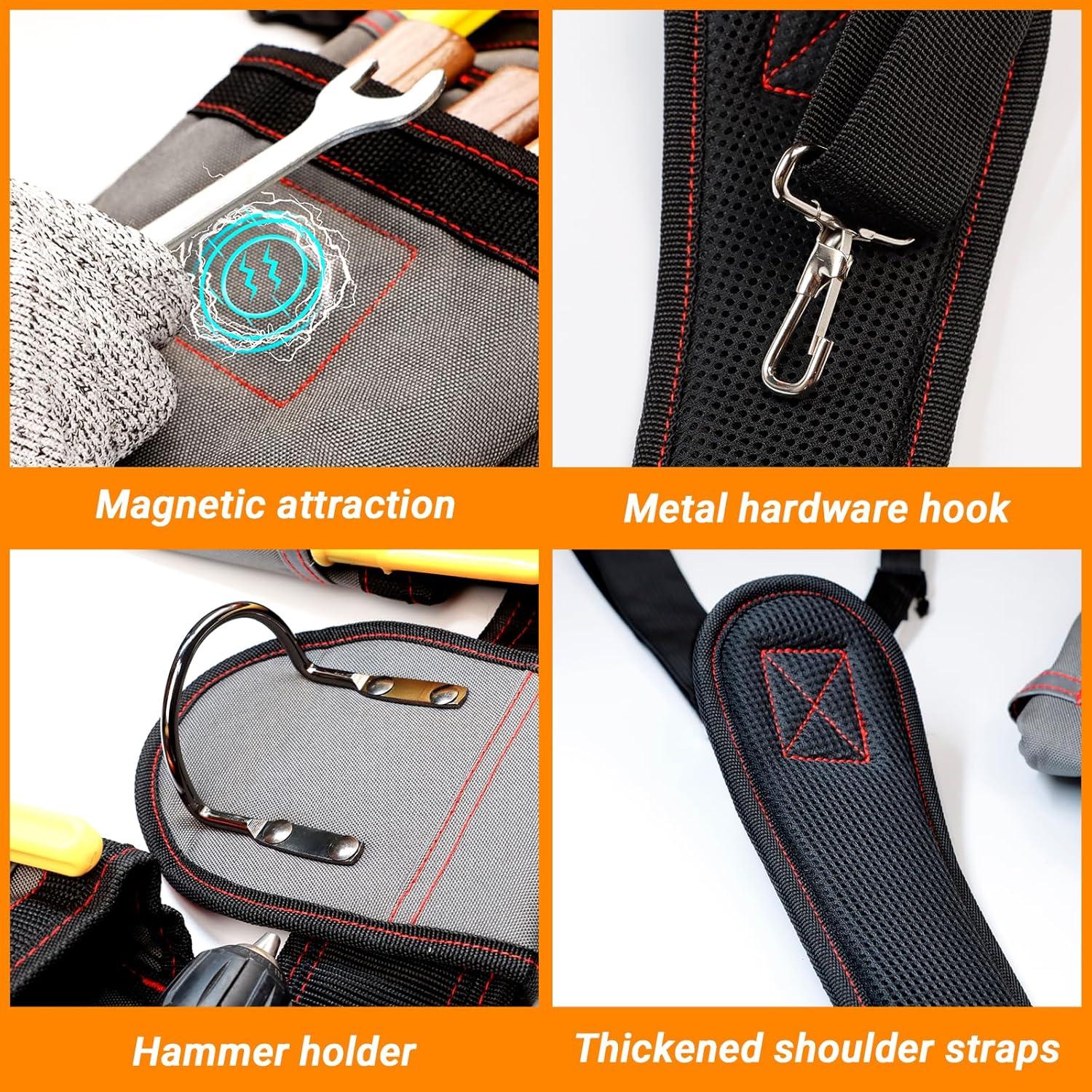 Cinturón de Herramientas Ajustable ELECROW con 18 Bolsillos