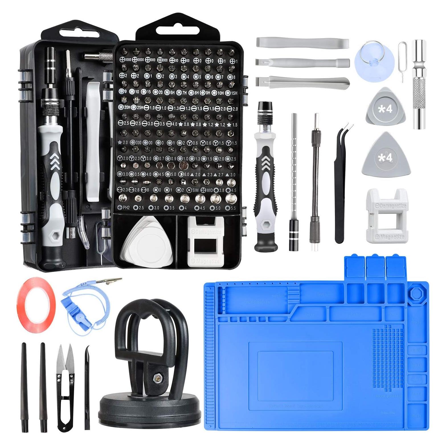 Juego de Destornilladores de Precisión ZinonMax con Alfombrilla ESD