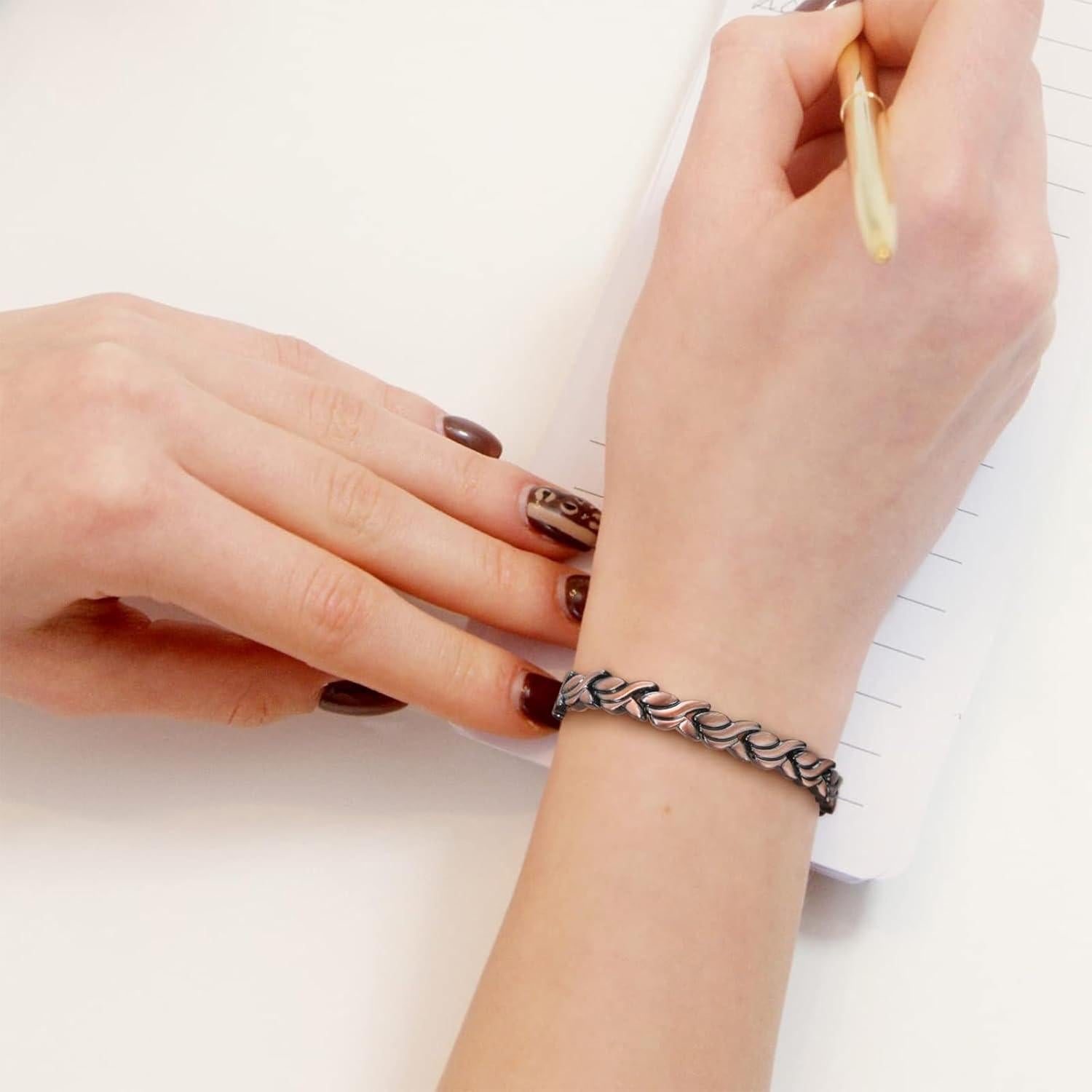 Pulsera Magnética de Cobre RainSo para Mujeres 99.9% Pura