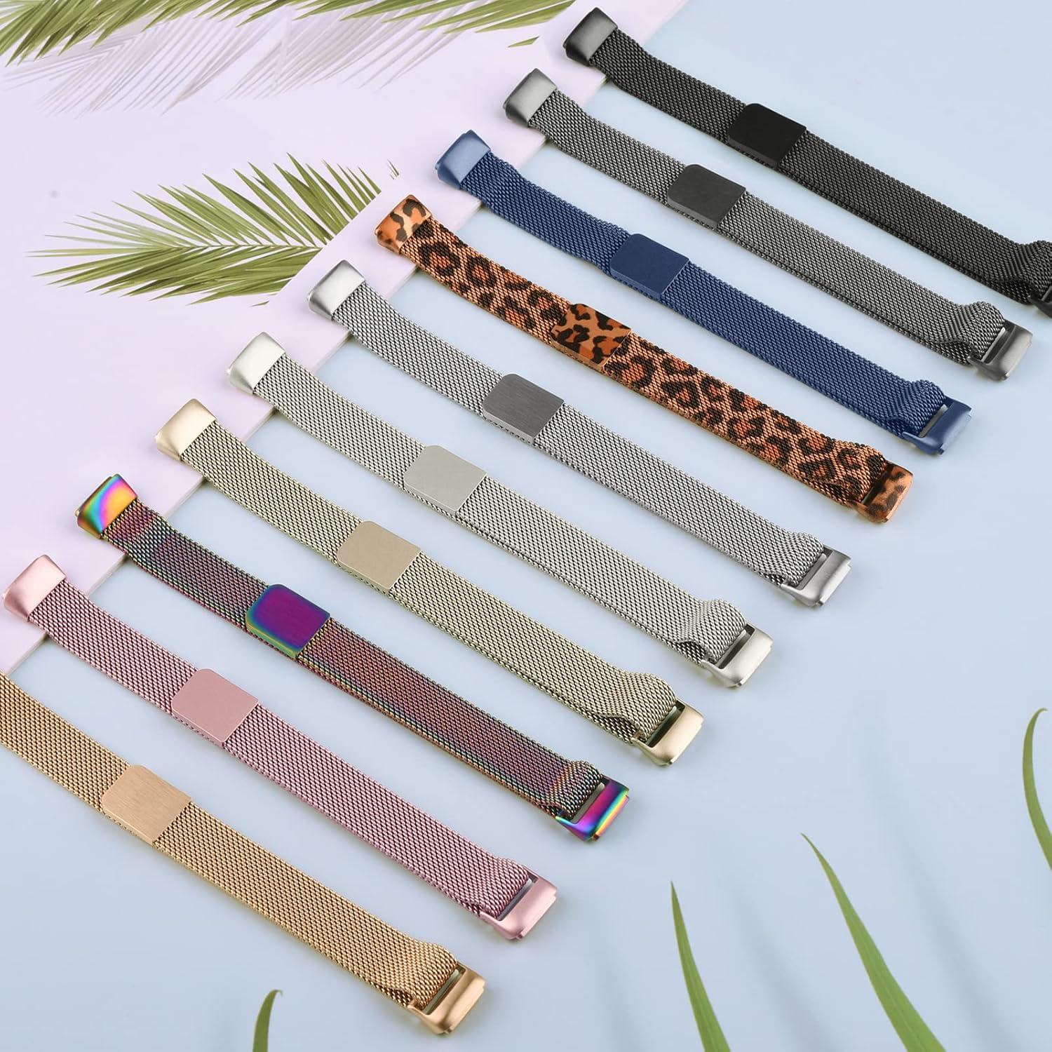 Banda de Metal Vanjua para Fitbit Luxe - Acero Inoxidable Ajustable