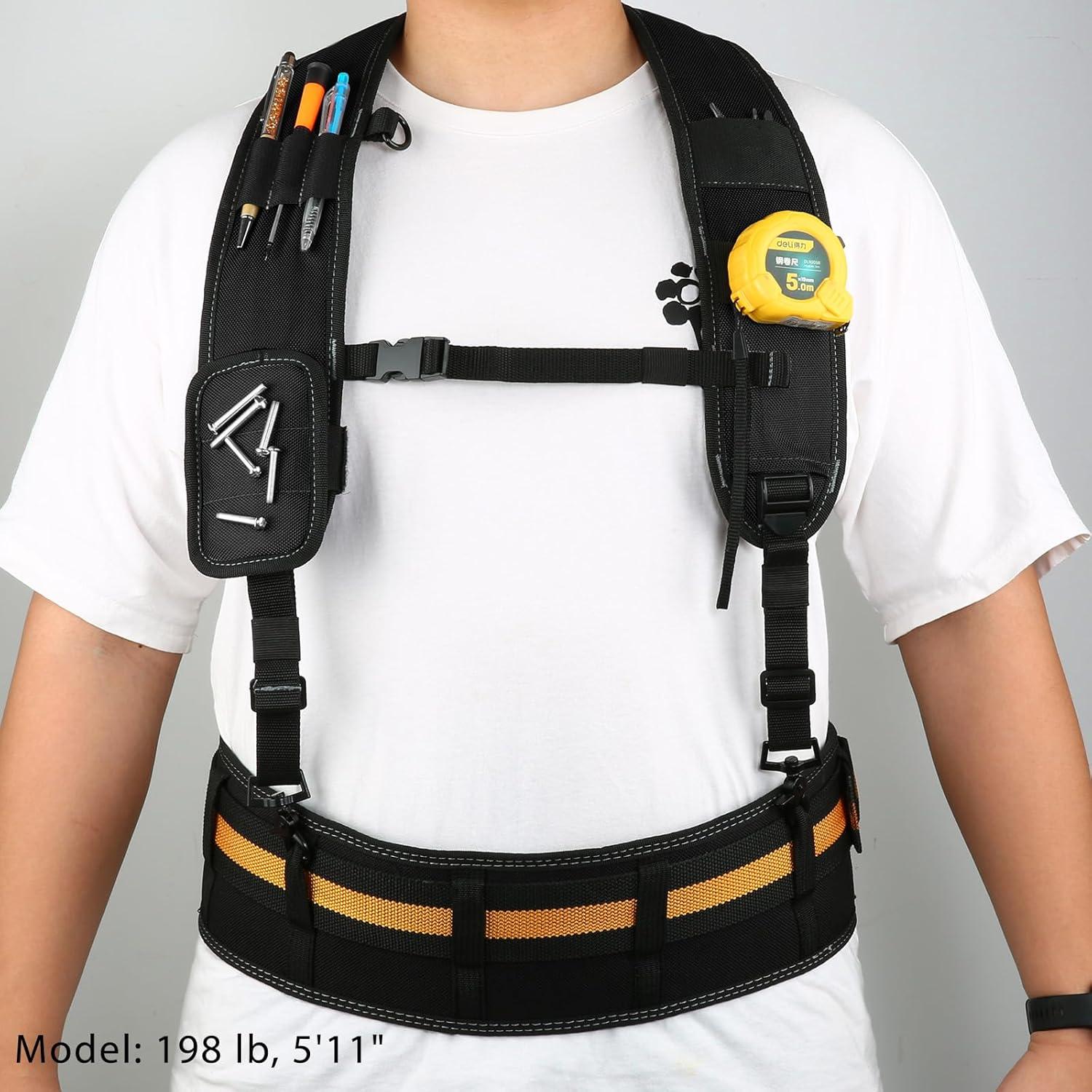 Suspensores para Cinturón de Herramientas FUZVOL con Muñequera