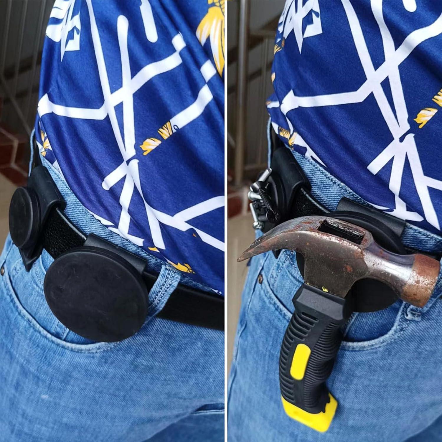 Clip Magnético para Cinturón Qinwuwu - Soporte de Herramientas 2 Pcs