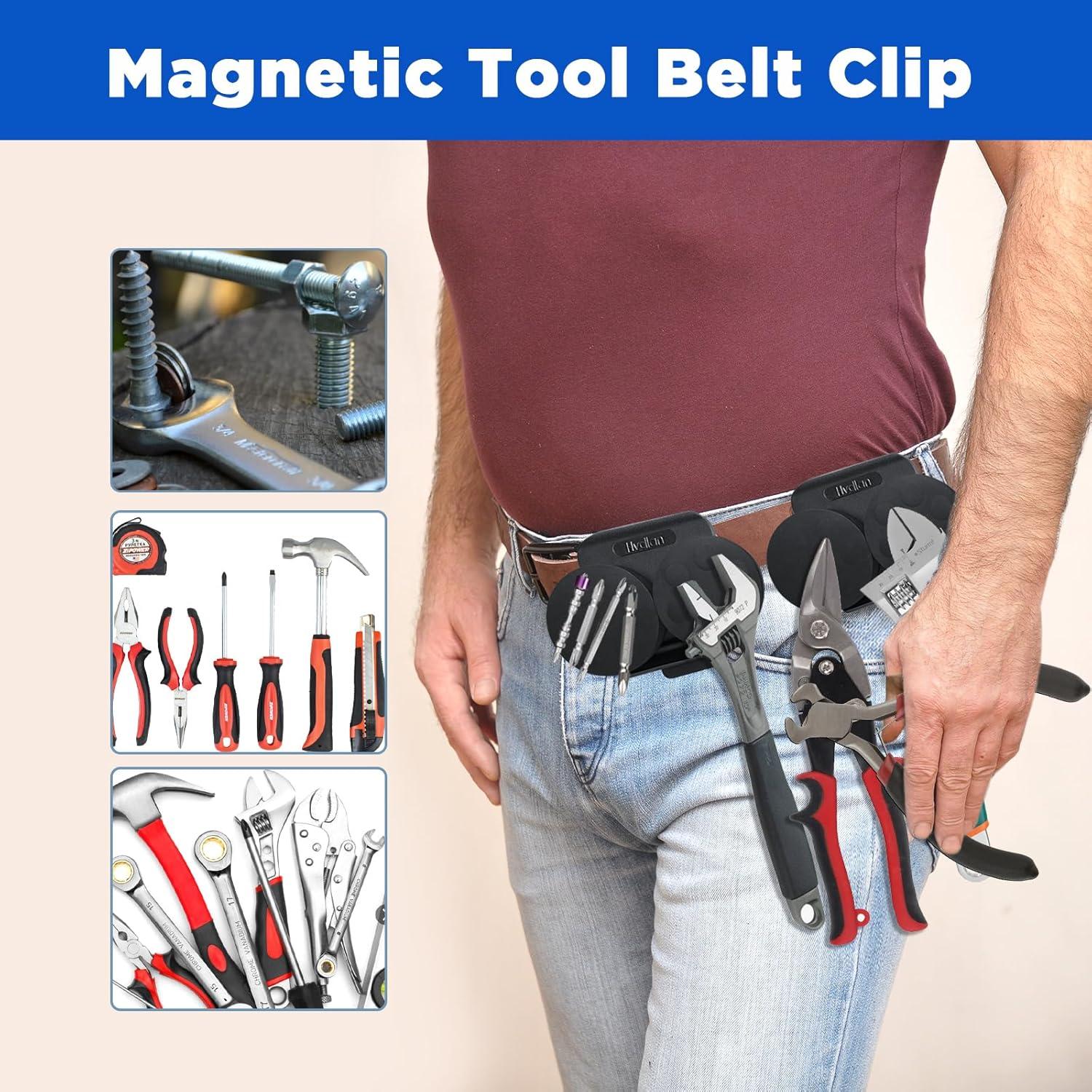Soporte Magnético para Herramientas Hvdlan - Clip Cinturón 11x8cm
