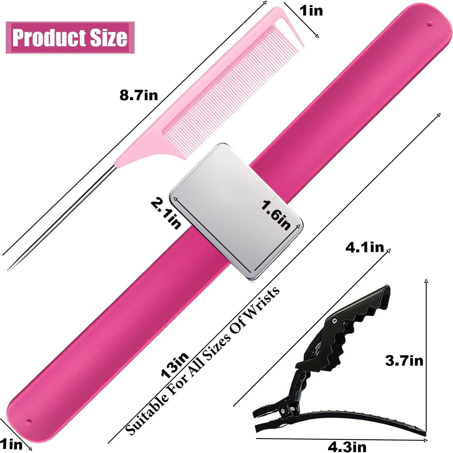 Pulsera Magnética Rabetly para Estilistas con Peine y Clips