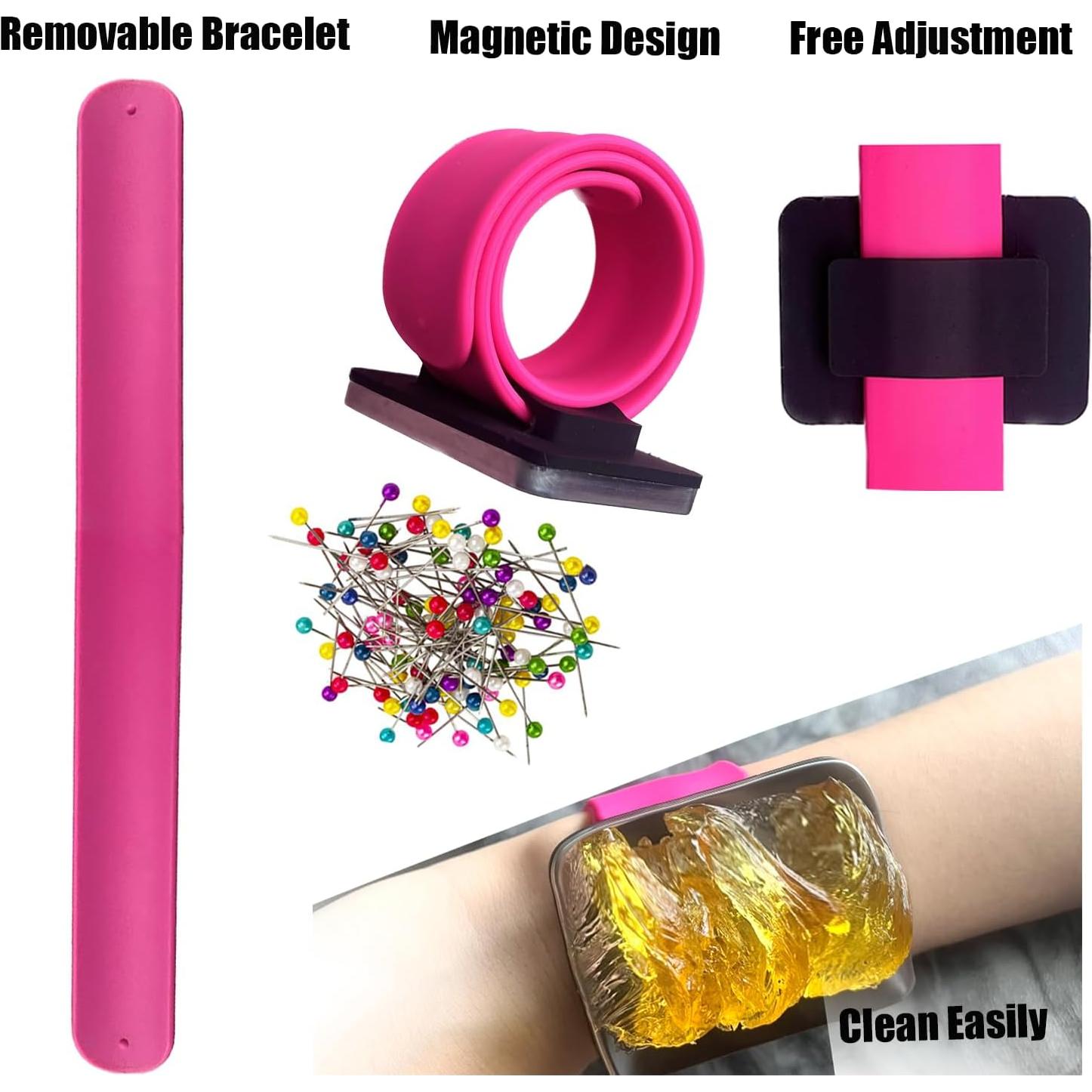 Pulsera Magnética Rabetly para Estilistas con Peine y Clips
