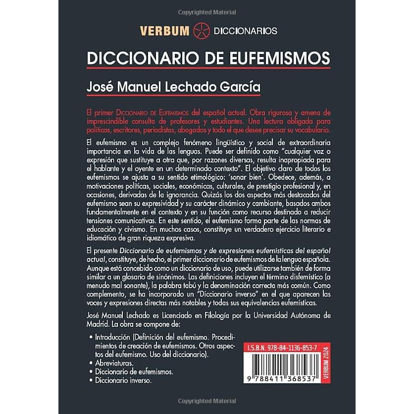 Diccionario de eufemismos (Diccionarios) (Spanish Edition)
