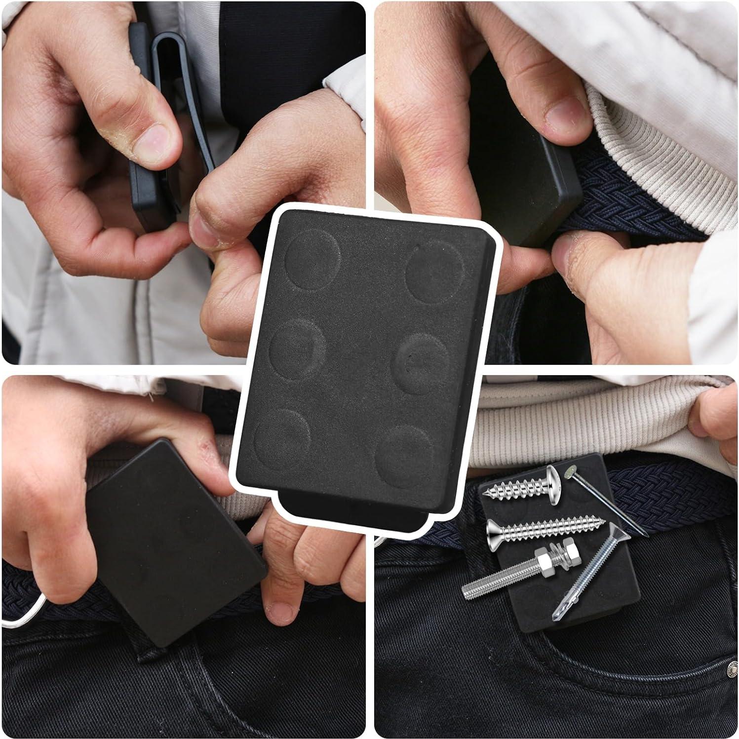 2 Clips Magnéticos para Cinturón Qywwss - Organizador de Herramientas