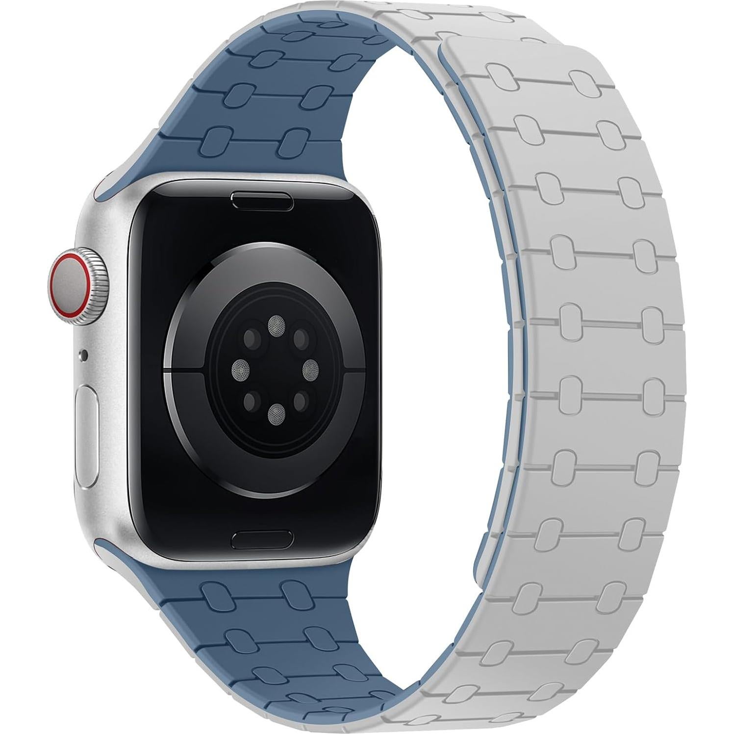 Banda Magnética Amizee para Apple Watch 38-42mm Gris Azul