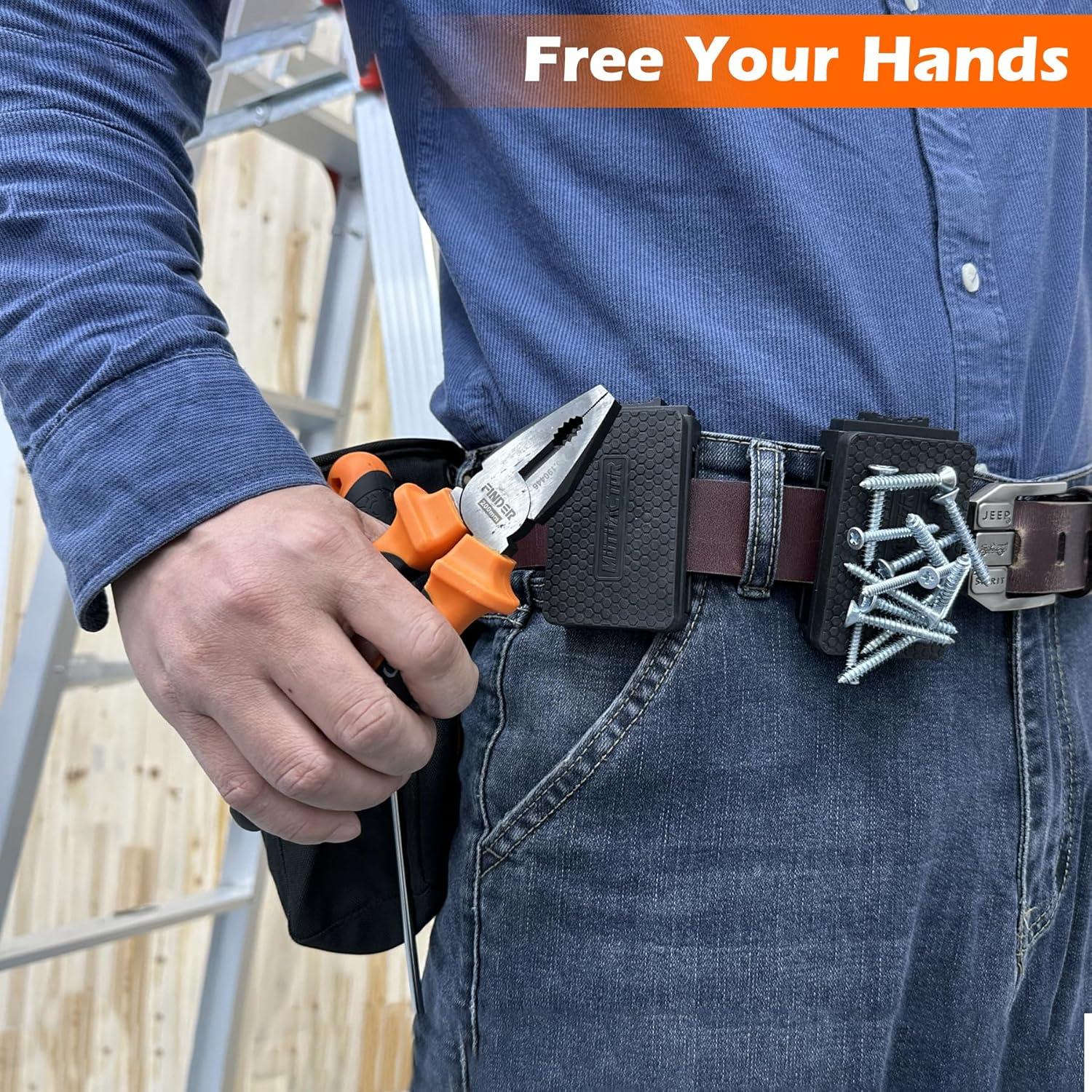 Clip de Cinturón Magnético MUTUACTOR 1 Unidad Antideslizante