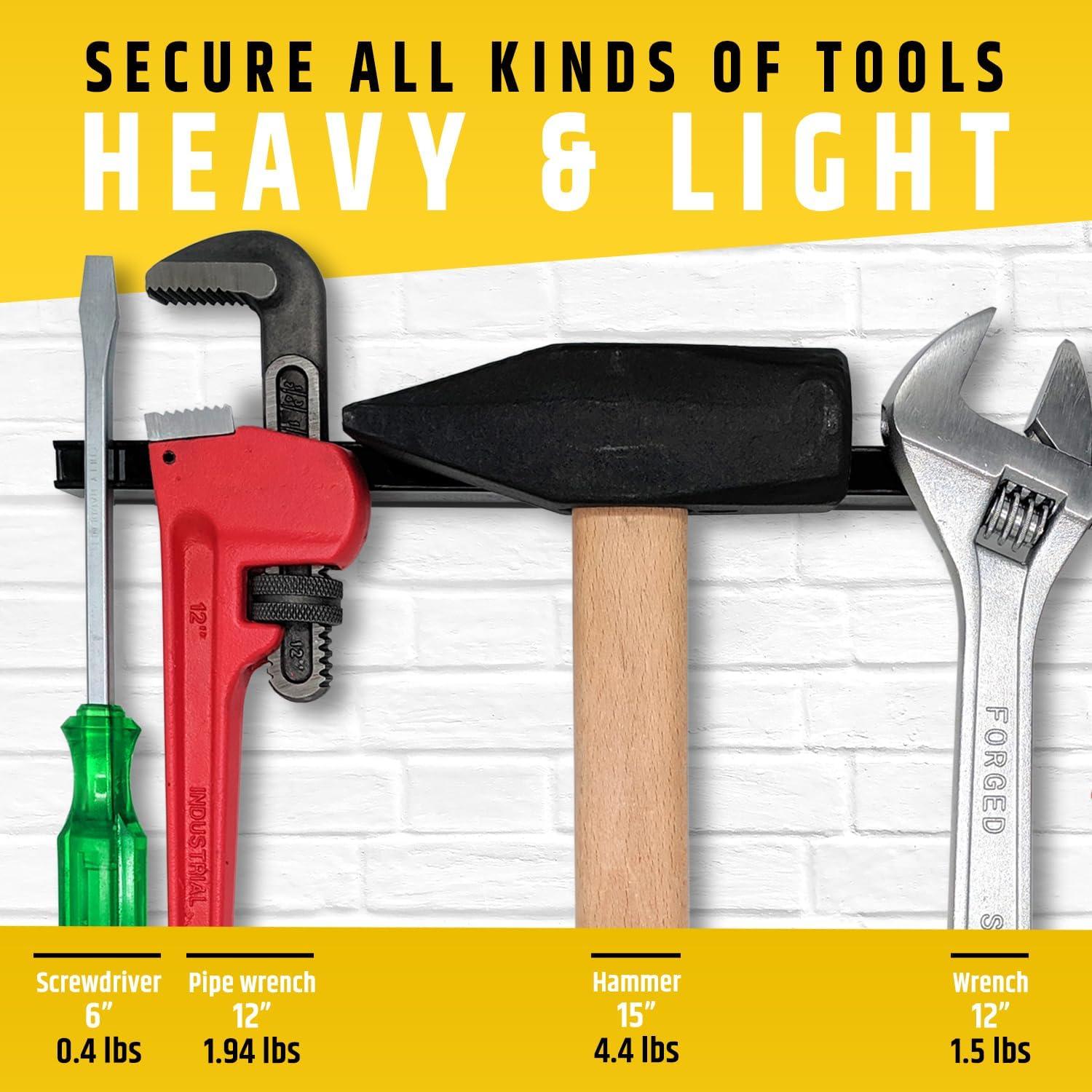 Soporte Magnético para Herramientas HMmagnets 60.96 cm - Alta Fuerza