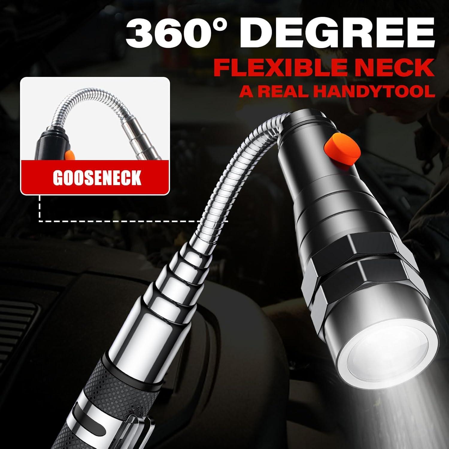 Herramienta de Recogida Magnética SYMNTEM con 3 Linternas LED