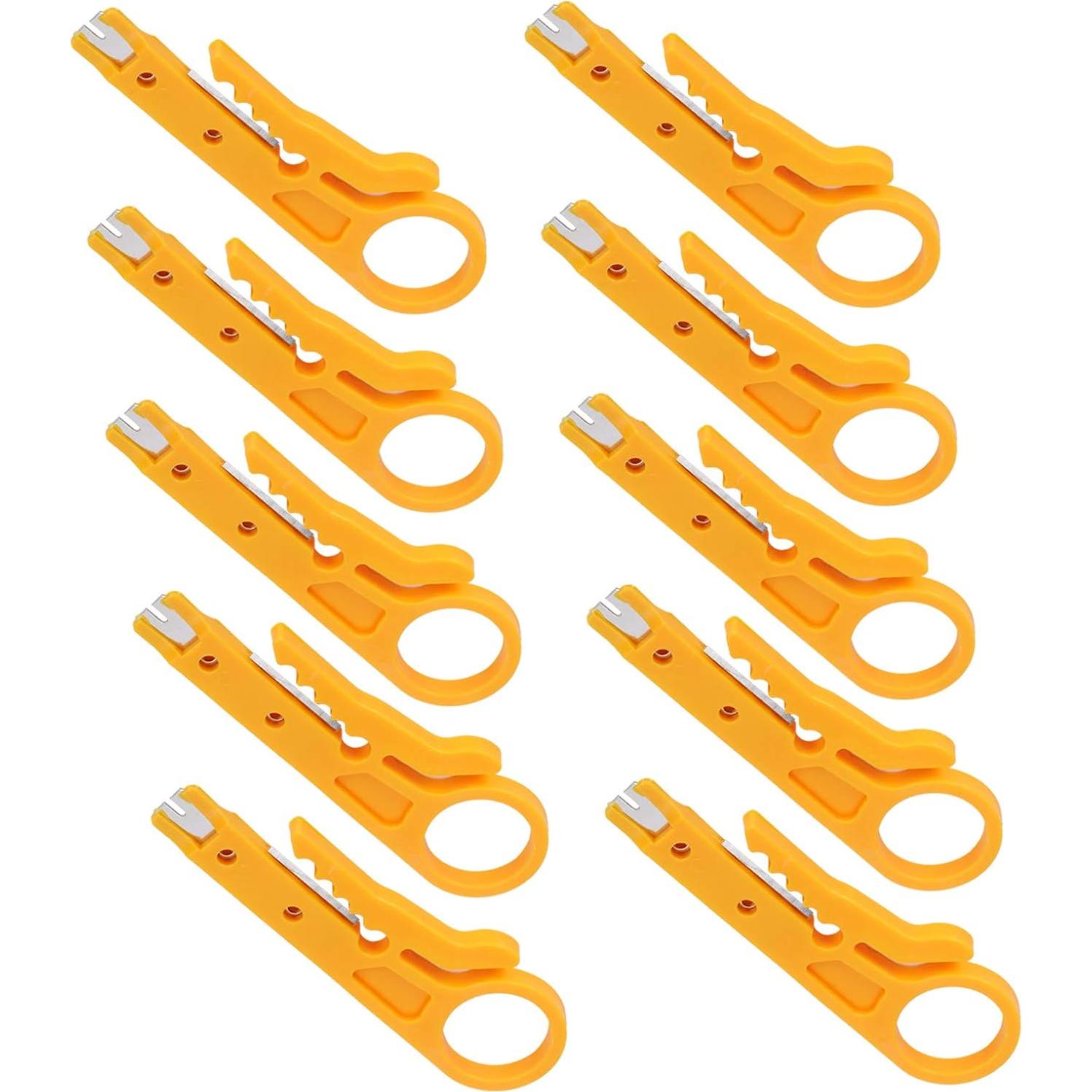 Mini Pelacables Tnfeeon 10 Pcs para Cables CAT-5, CAT-5e, CAT-6