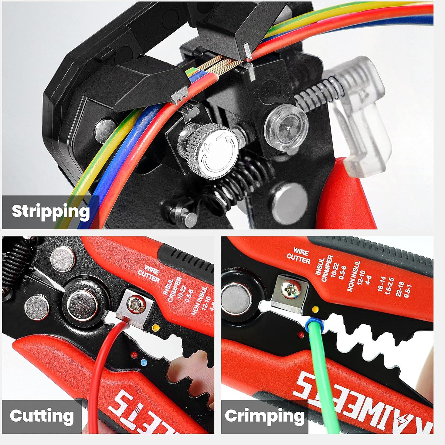 Pelacables Automático KAIWEETS KWS-103 3 en 1 Ajustable