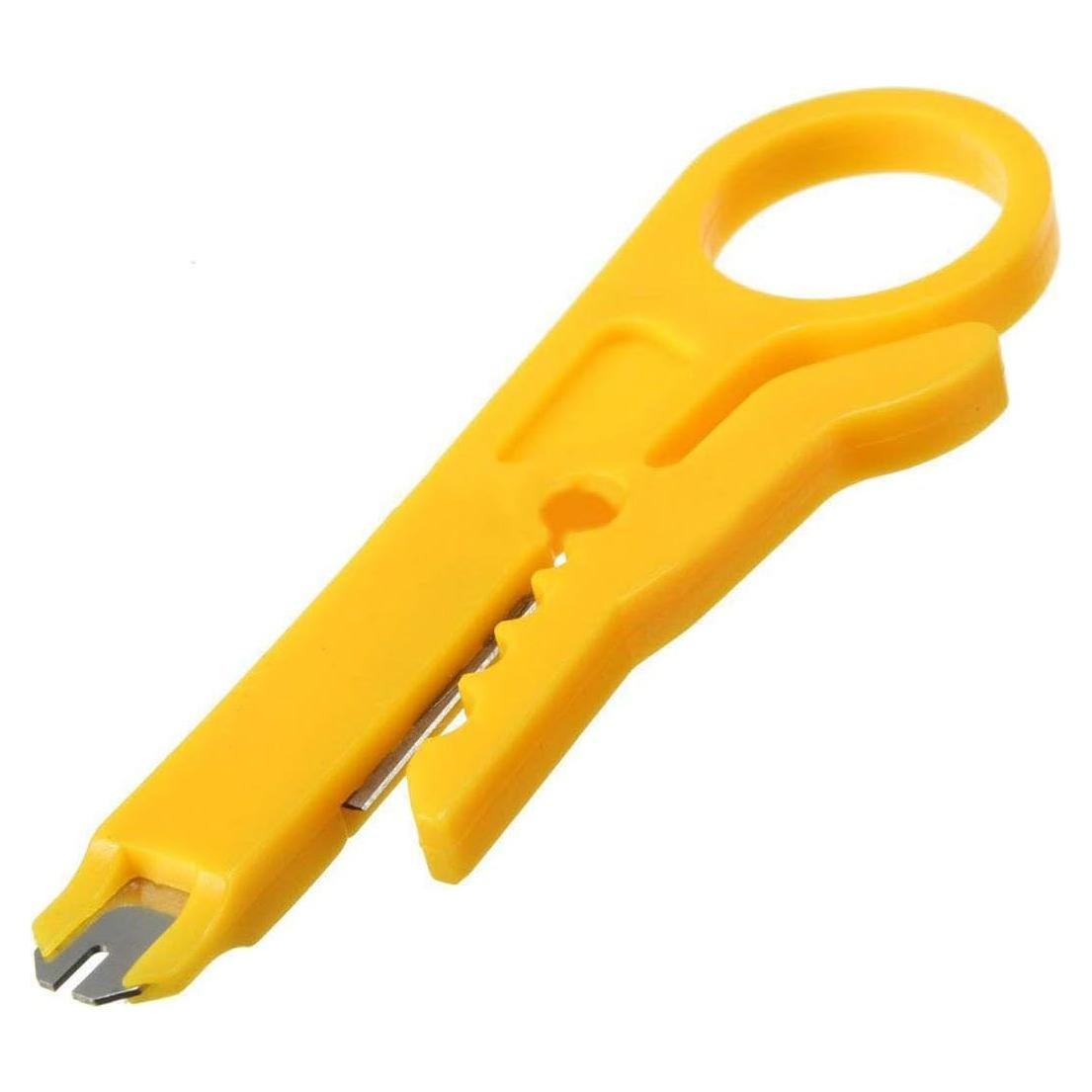 Cortador Pelacables Maxmoral 5P, Acero Manganeso, Amarillo