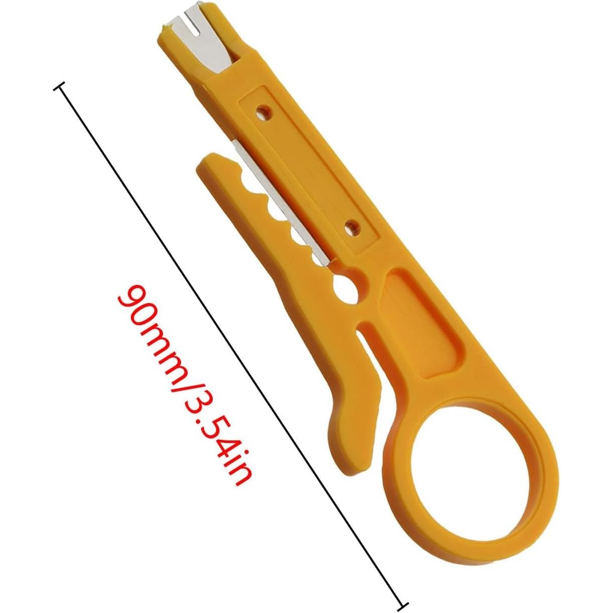 6 Desforradores de Cables Mini Guifeng Amarillo 90x28mm