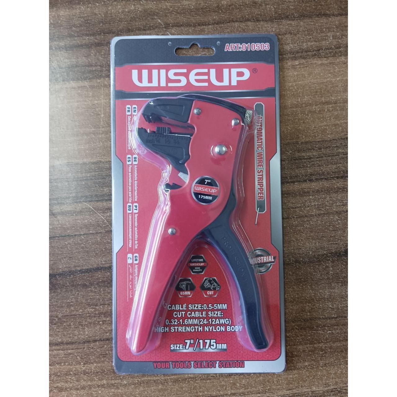 WISEUP Destripador y Cortador de Cables Automático 2 en 1 20mm