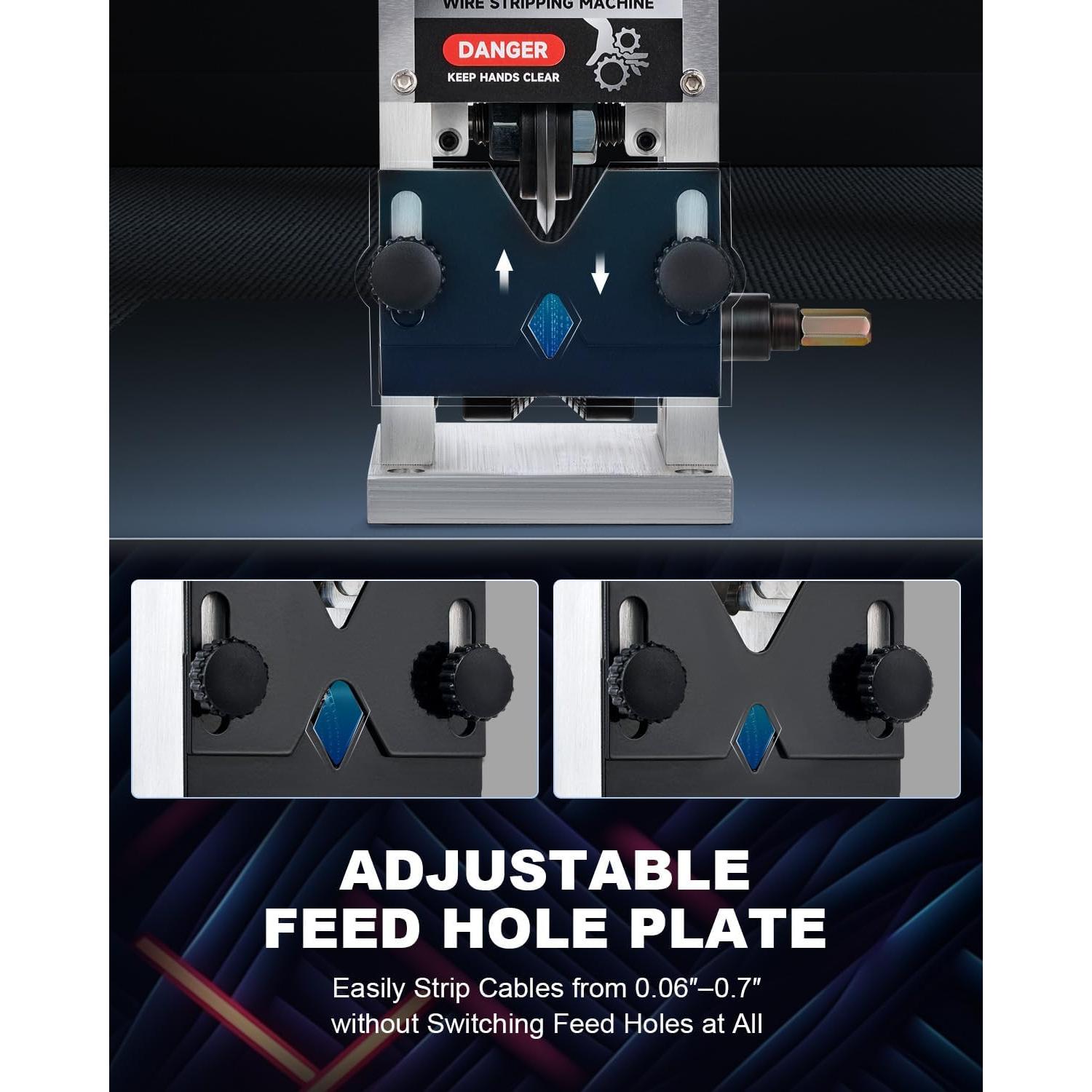 Desforradora Manual de Cables CREWORKS WSMSD2501 1.5-25mm