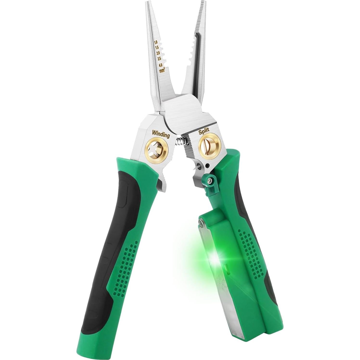 Pelacables 8 en 1 FAITIO Verde con Probador de Voltaje