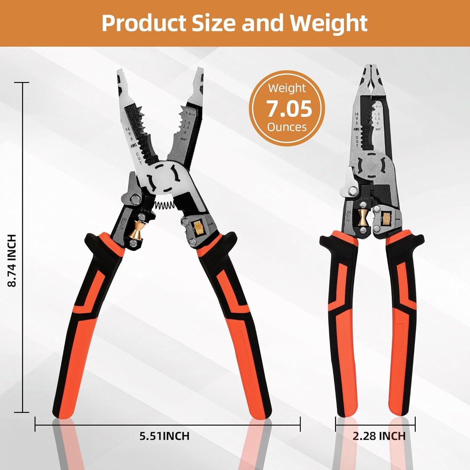 Herramienta Multifuncional Pelacables Crimpadora Nuaoi WS-9