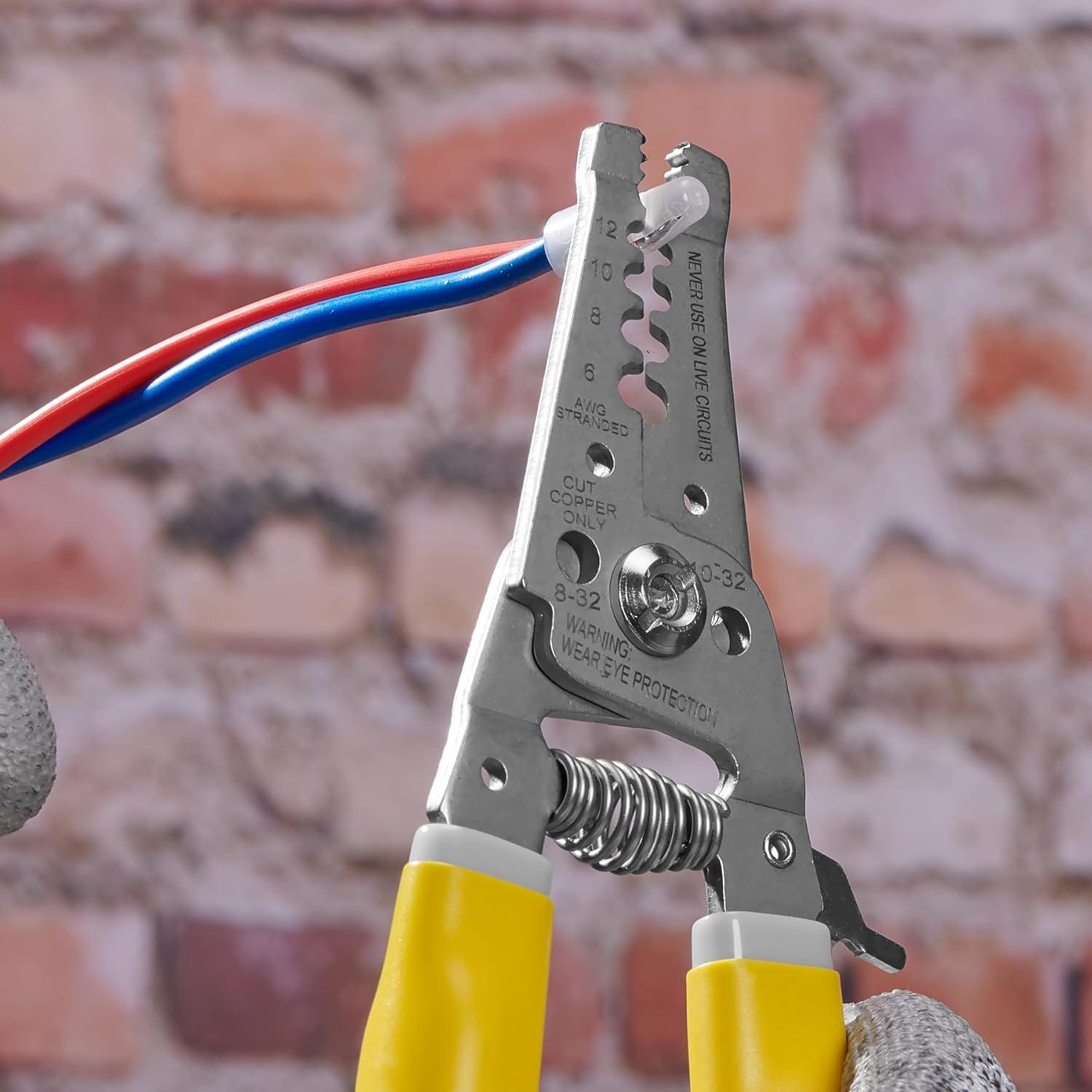 Pelacables KATA 4-12 AWG, Cortador y Crimpadora Ergonómica