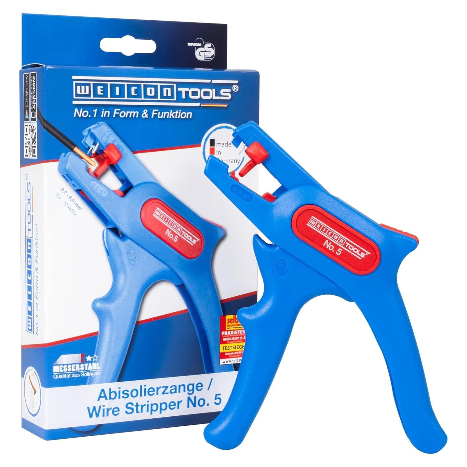 Pelacables Automático WEICON No. 5 | Ajustable 0.2-6.0 mm²