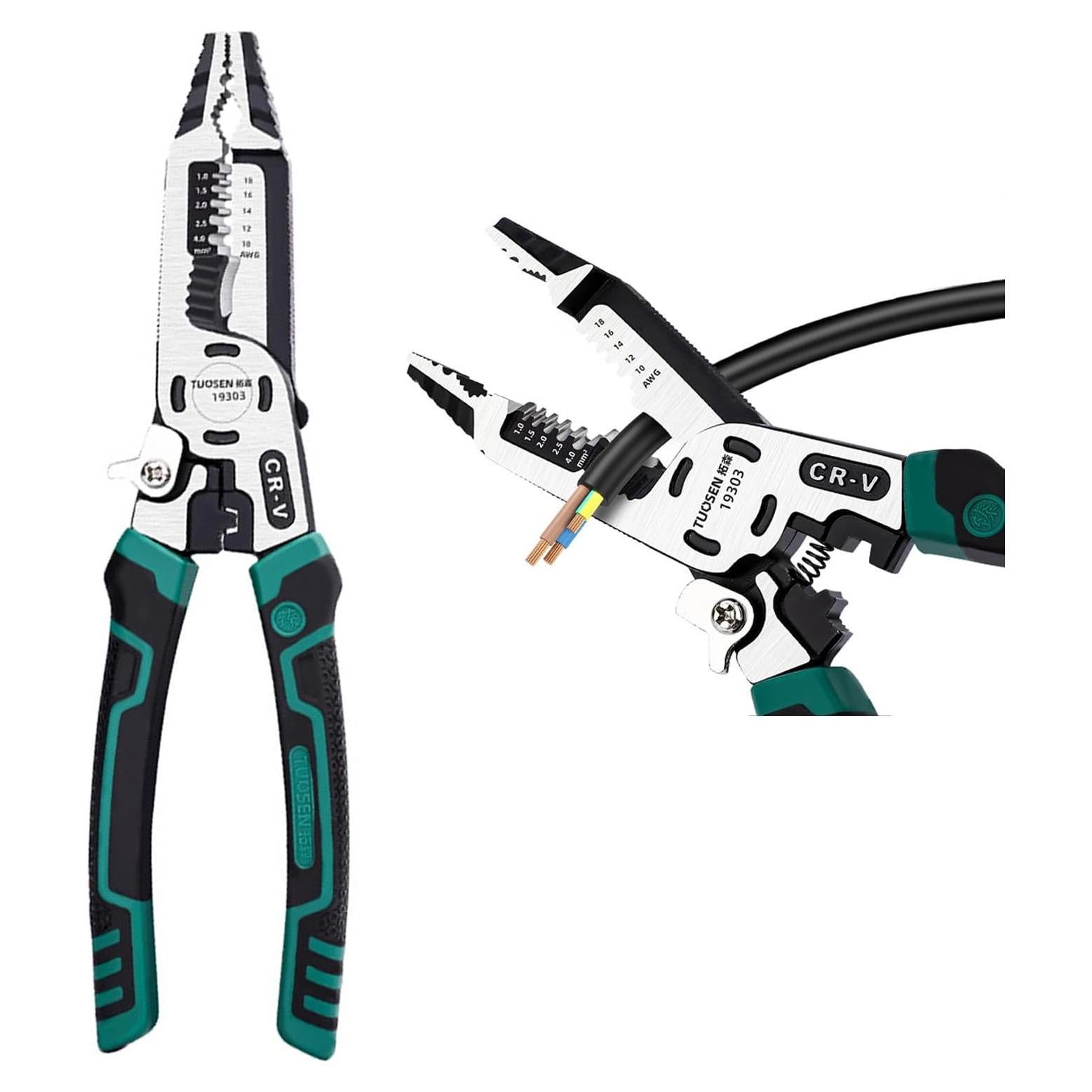 Herramienta Desforradora 10-en-1 Groword, Alicate Multifuncional