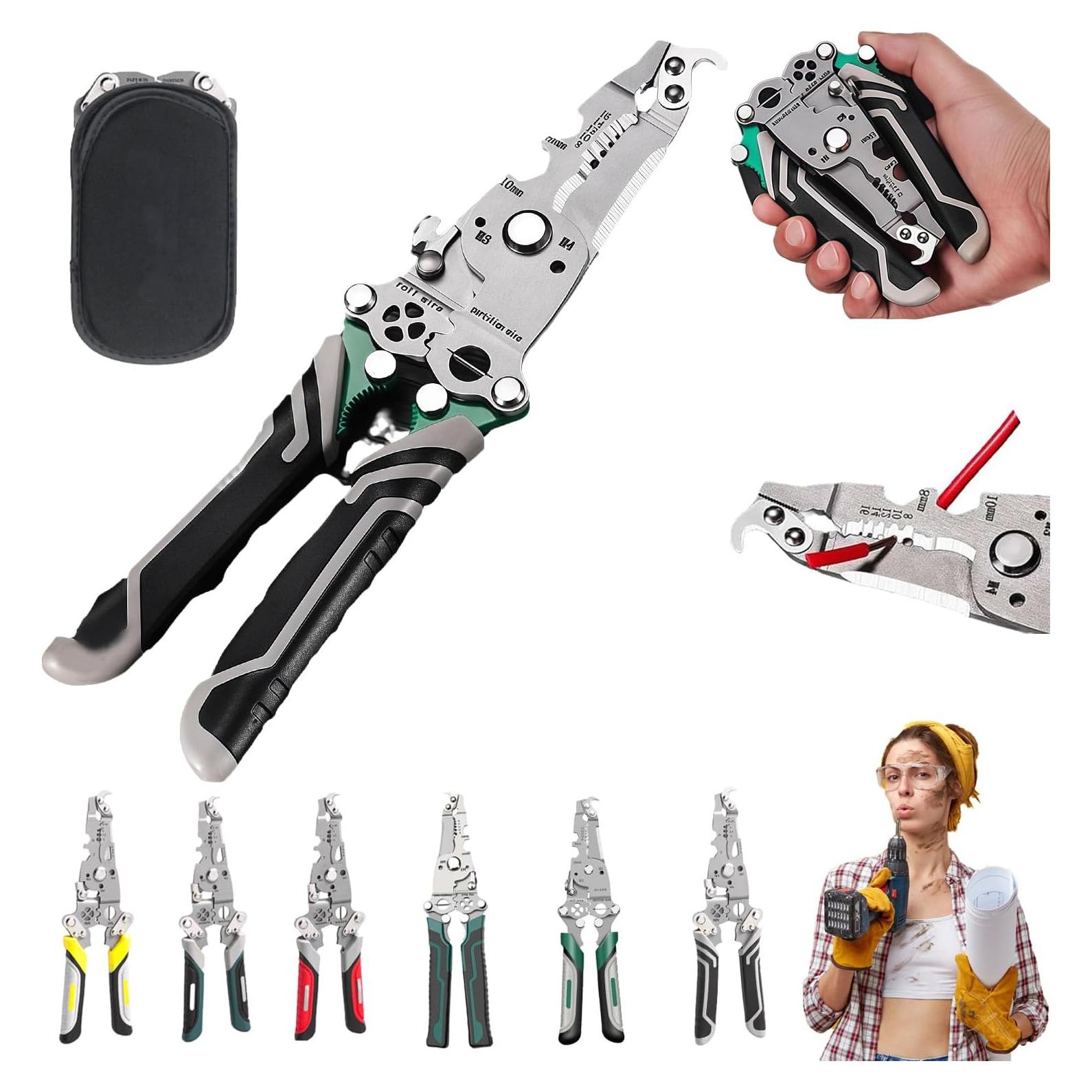 Desforrador Plegable 18 en 1 RandJ para Cables 0.08-1.6mm