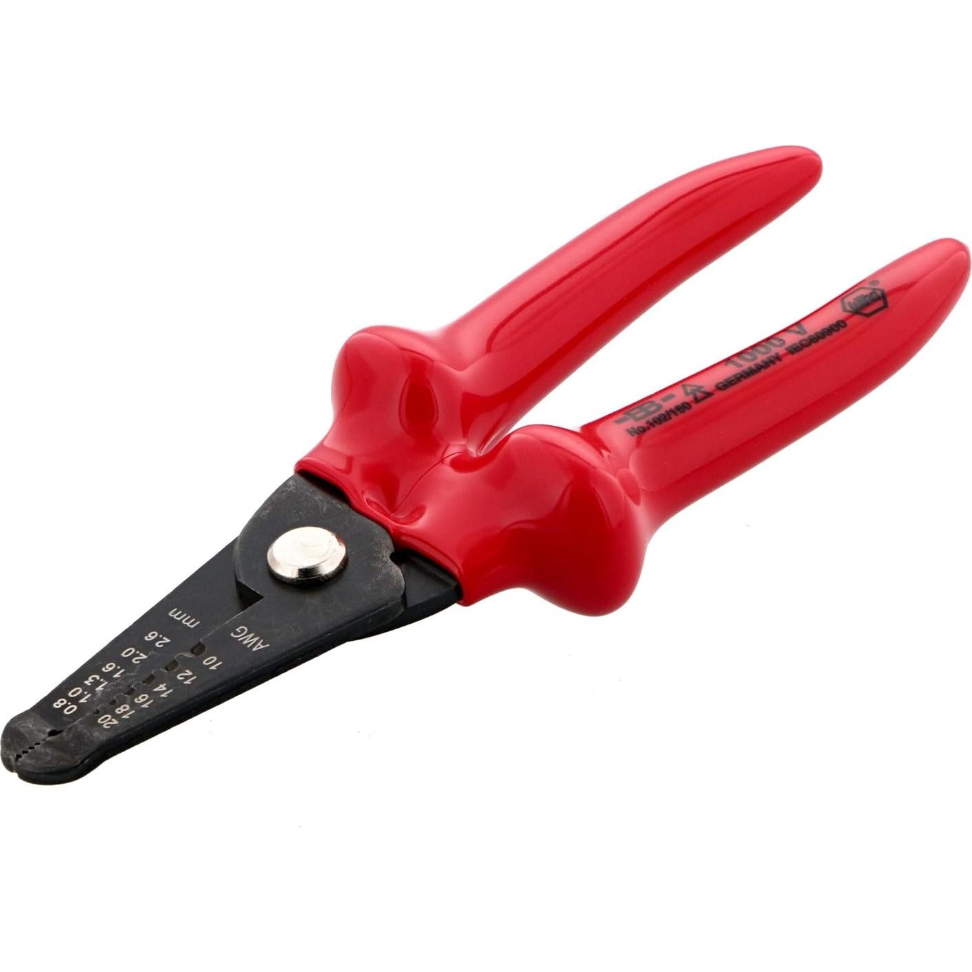 Alicates de Pelar Aislados Wiha 10250 10-20 AWG 16 cm