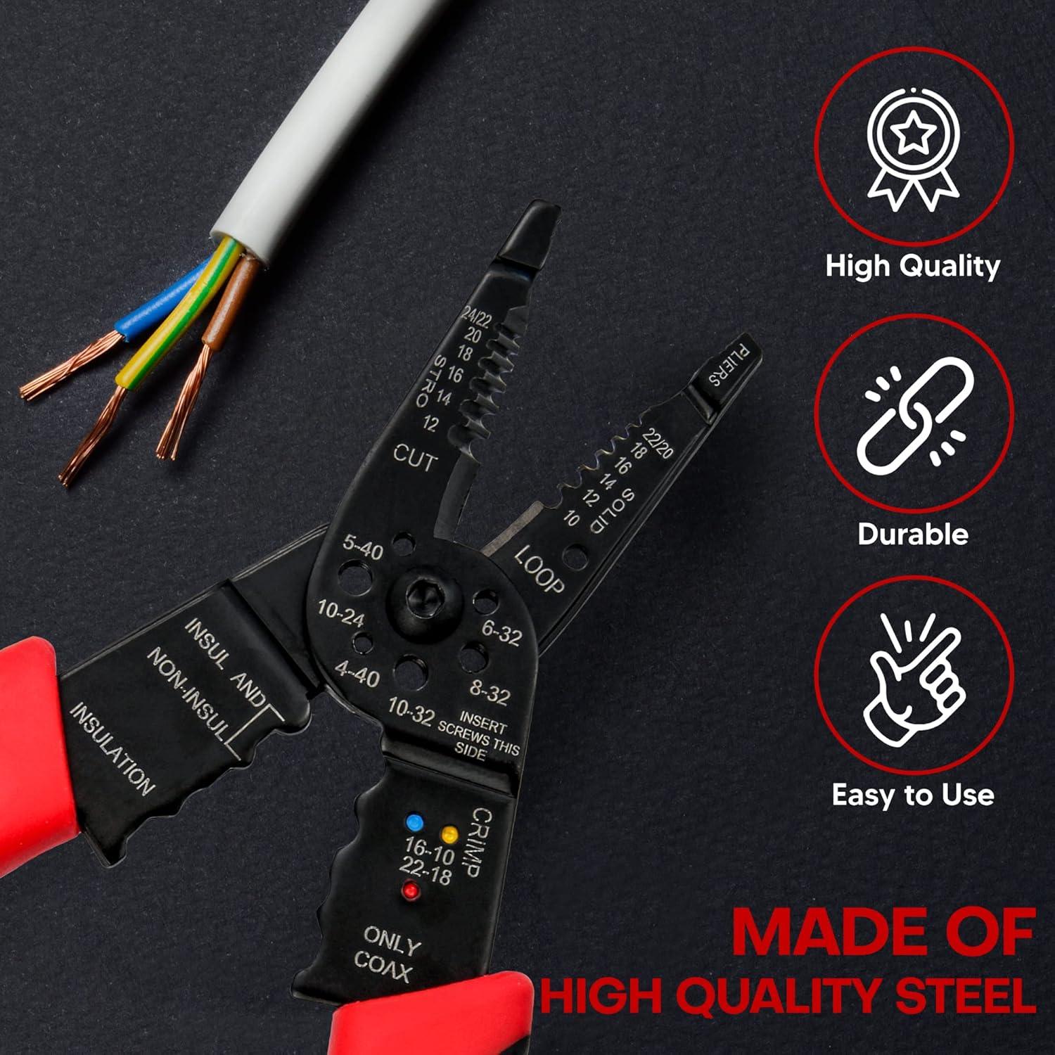 Cortador de Pelacables YIYITOOLS XT-1-001 220g Ergonómico