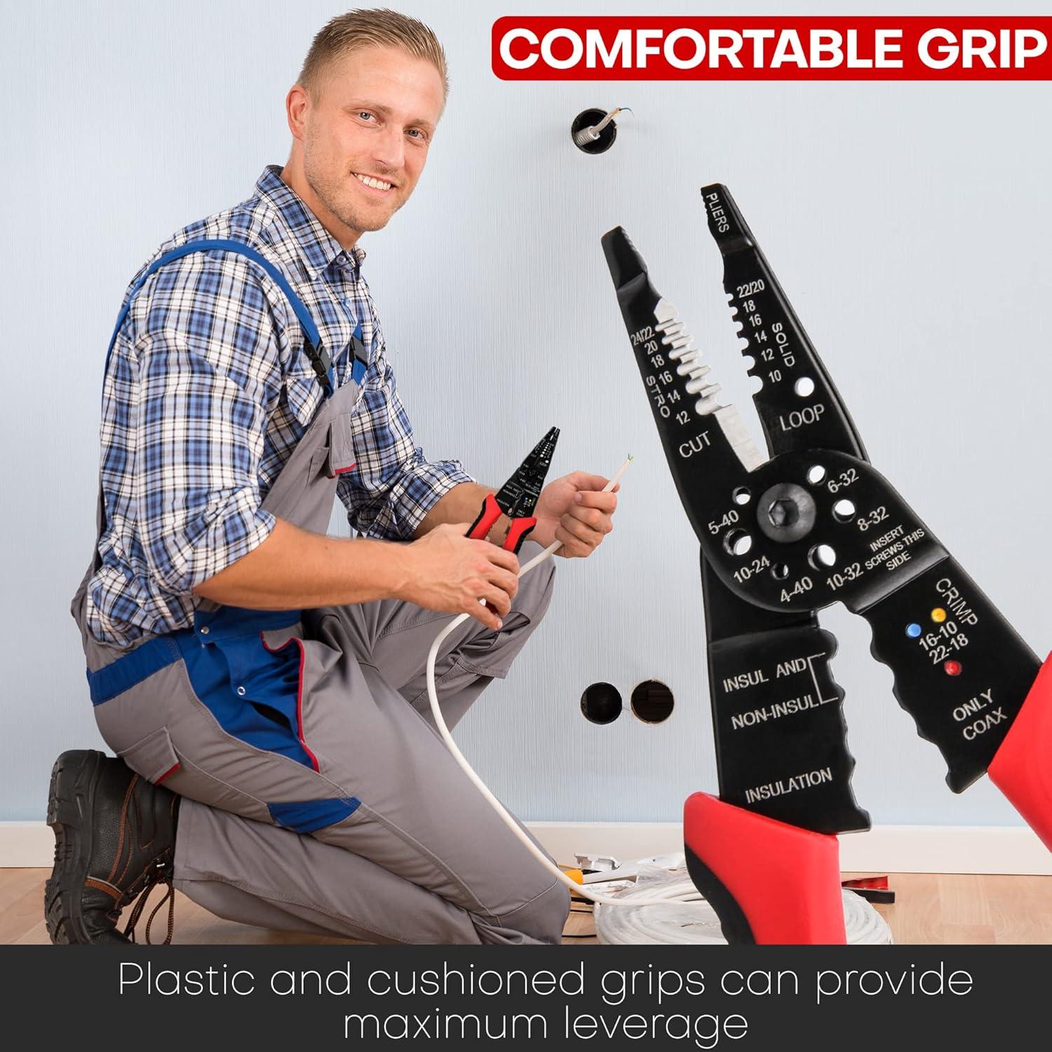 Cortador de Pelacables YIYITOOLS XT-1-001 220g Ergonómico