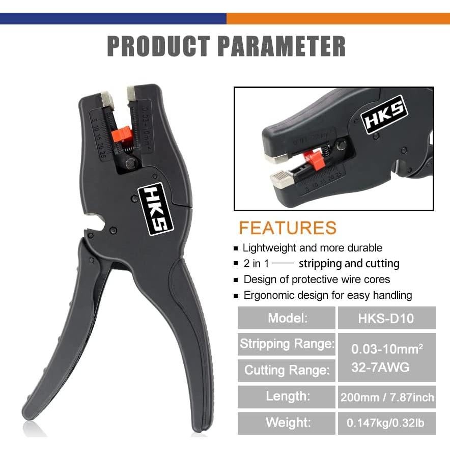 HKS Desforrador 2 en 1 Automático para Cables 0.25-1"