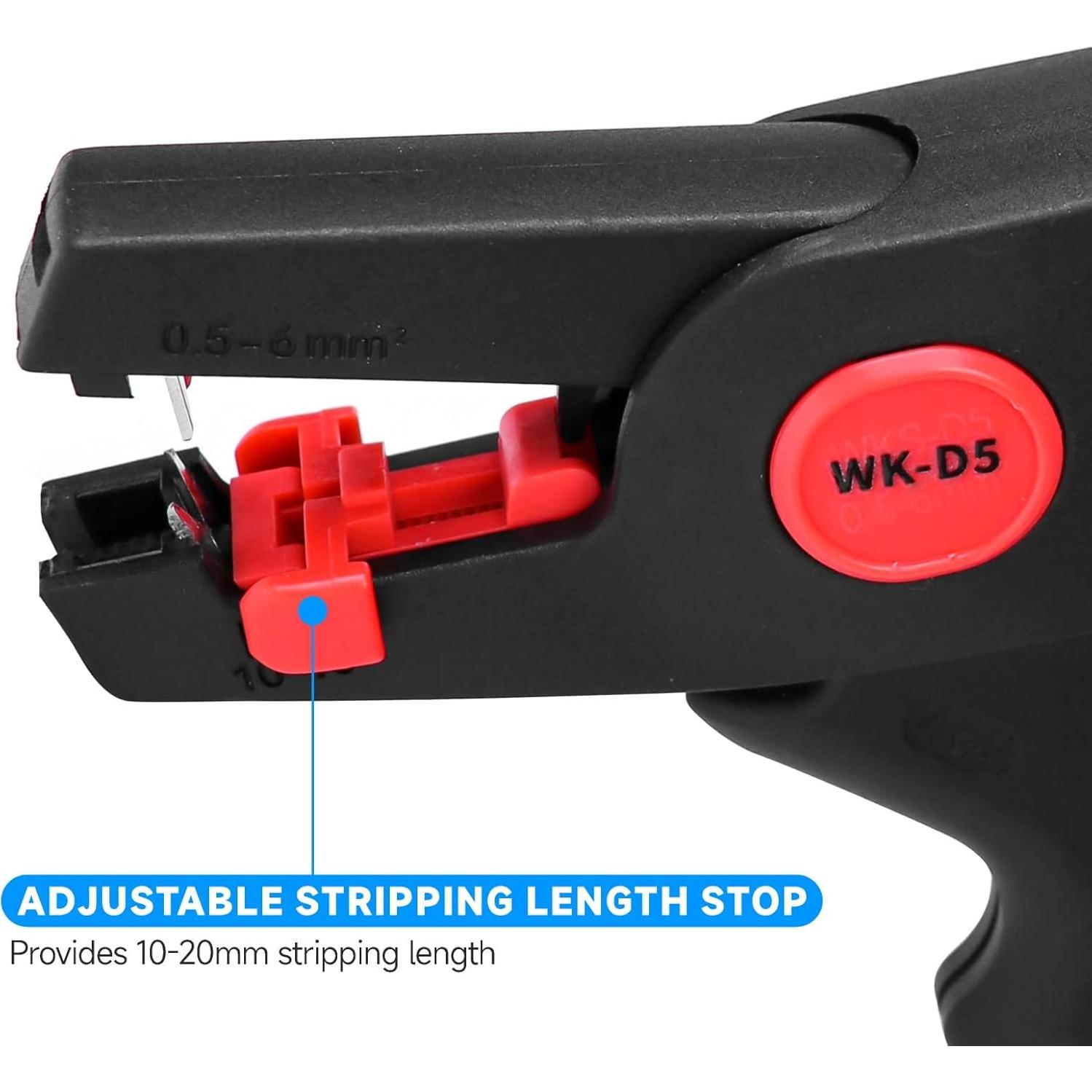 Destripador de Cables Manual WEKESIGO WK-D5 - Cortador y Desforrador