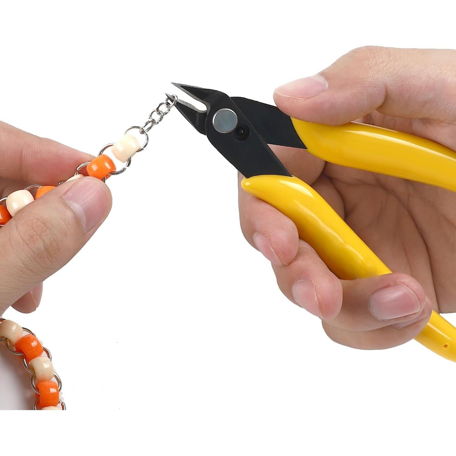 Cortadores Diagonales HongWay 5pcs 12.7cm Amarillo Ergonómico