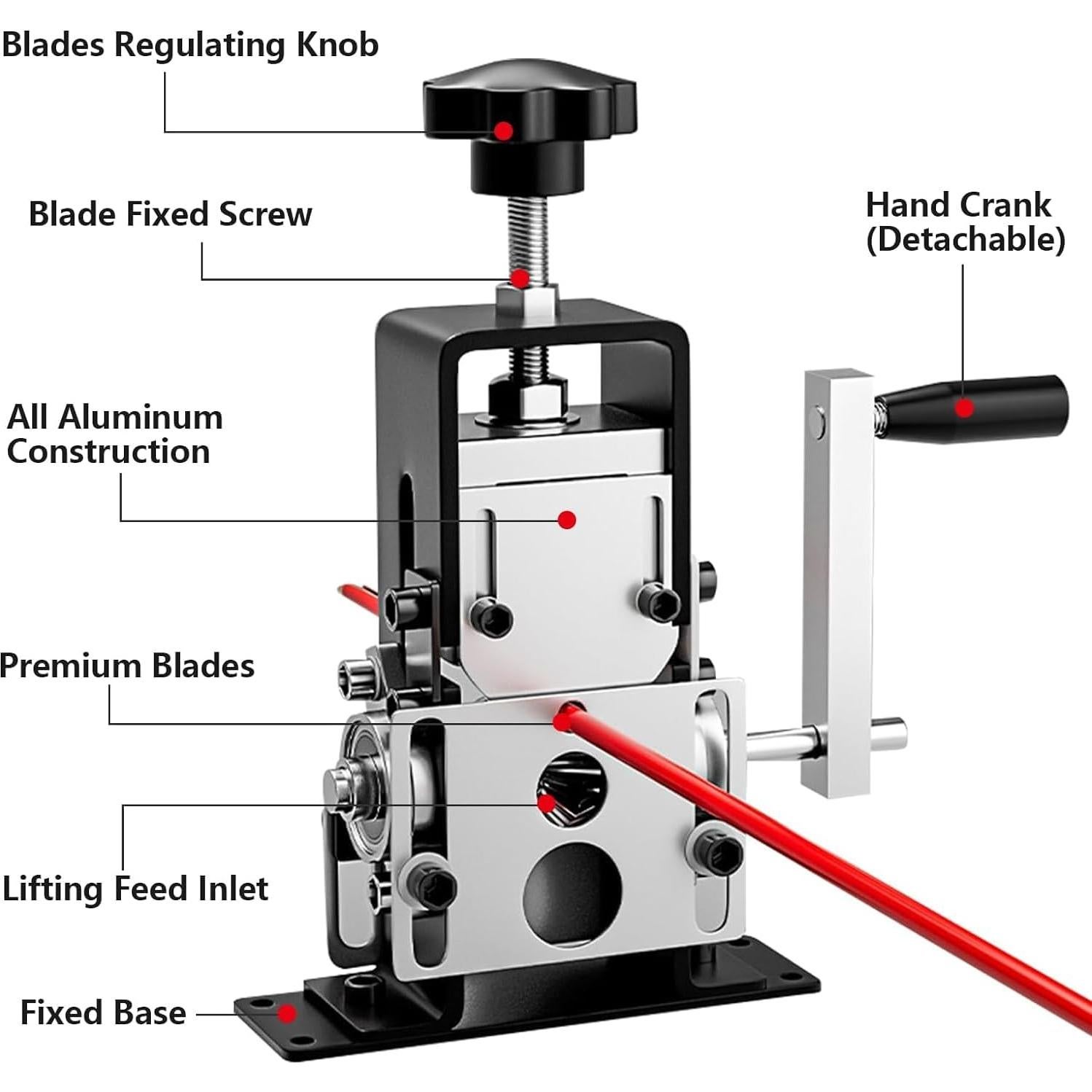 Máquina Manual de Desforrado de Cables Hizmivos 0.15-2.54 cm