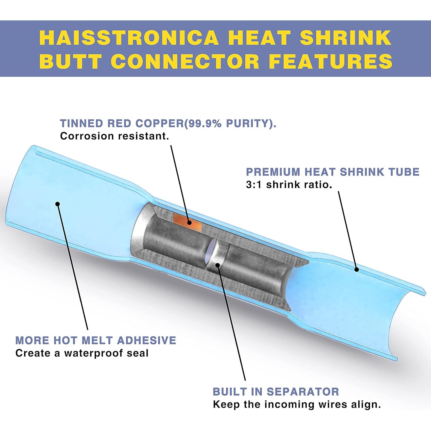 Herramienta de Crimpado Haisstronica HS-8327 + 200 Conectores