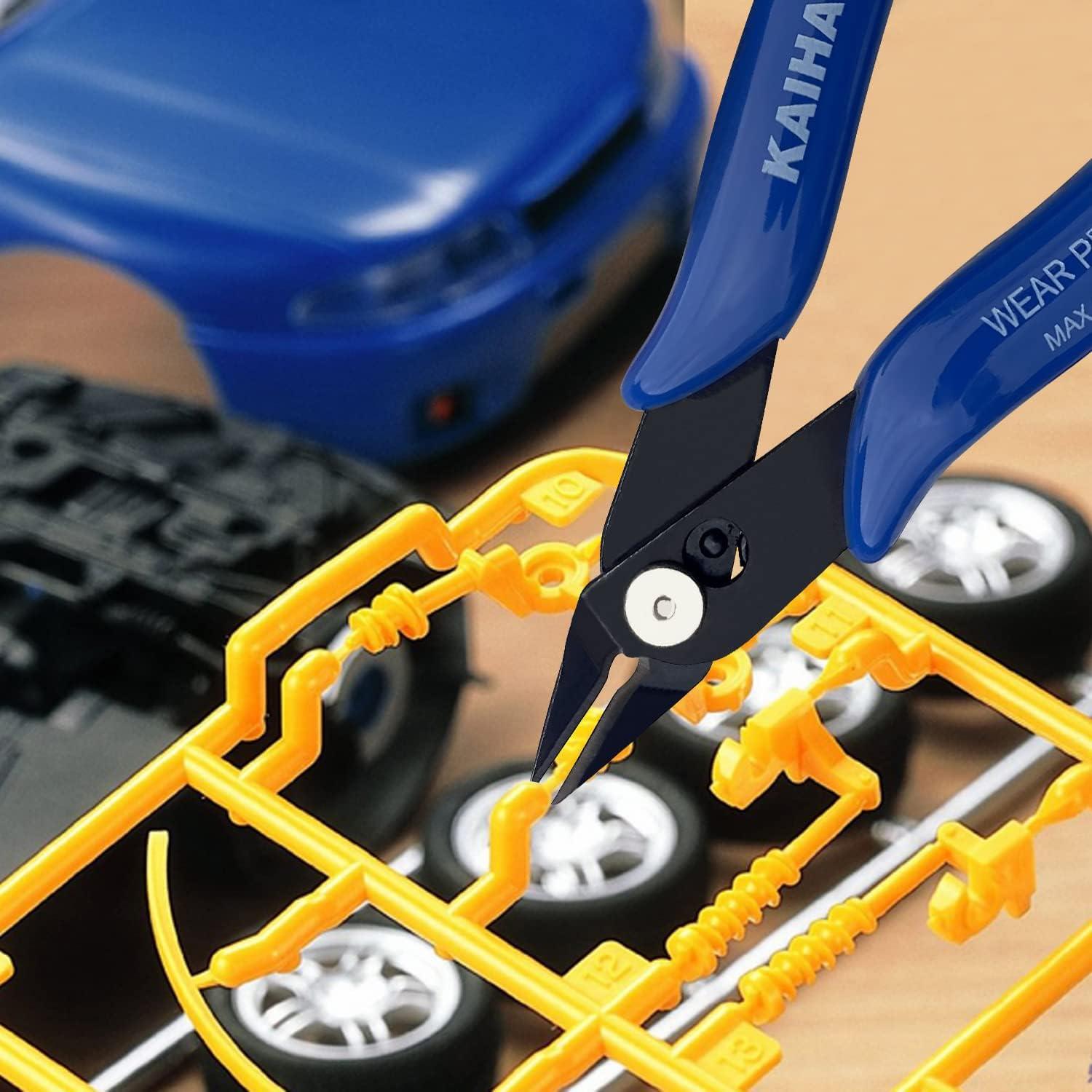Cortadores de Alambre KAIHAOWIN 5" (12.7 cm) 2 Piezas Azul