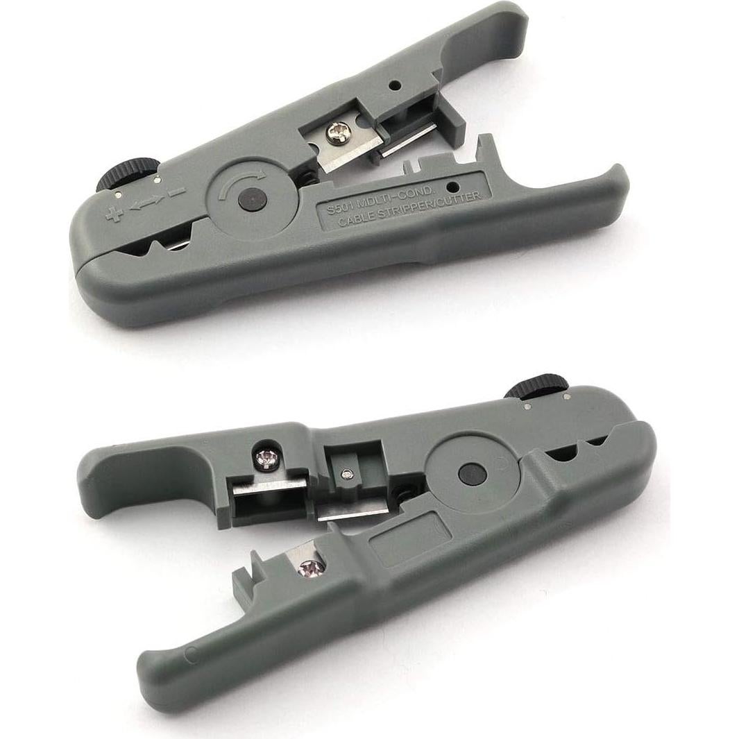 Destripador de Cable Coaxial ZRM&E 180mm Manual para Redes