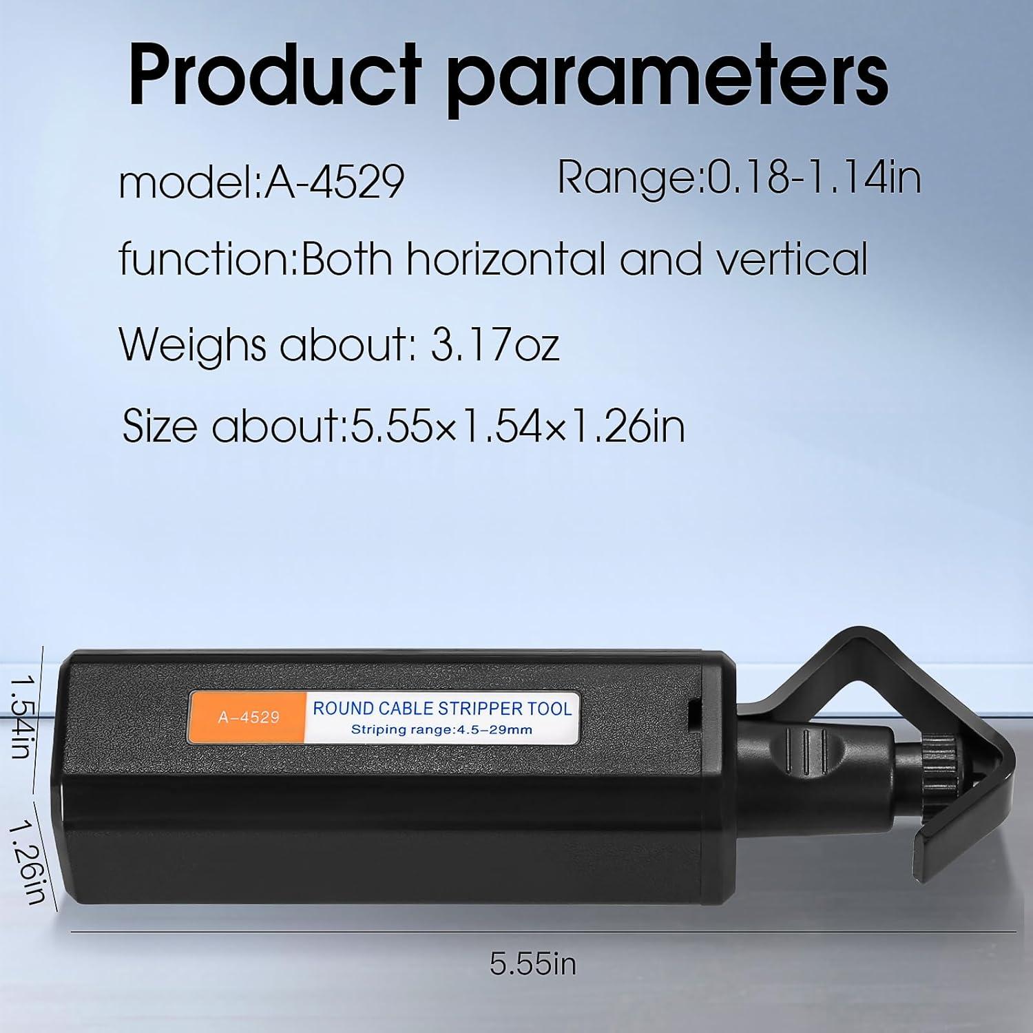 Cuchillo Desforrador de Cable Óptico SAIVXIAN 4.5-29mm