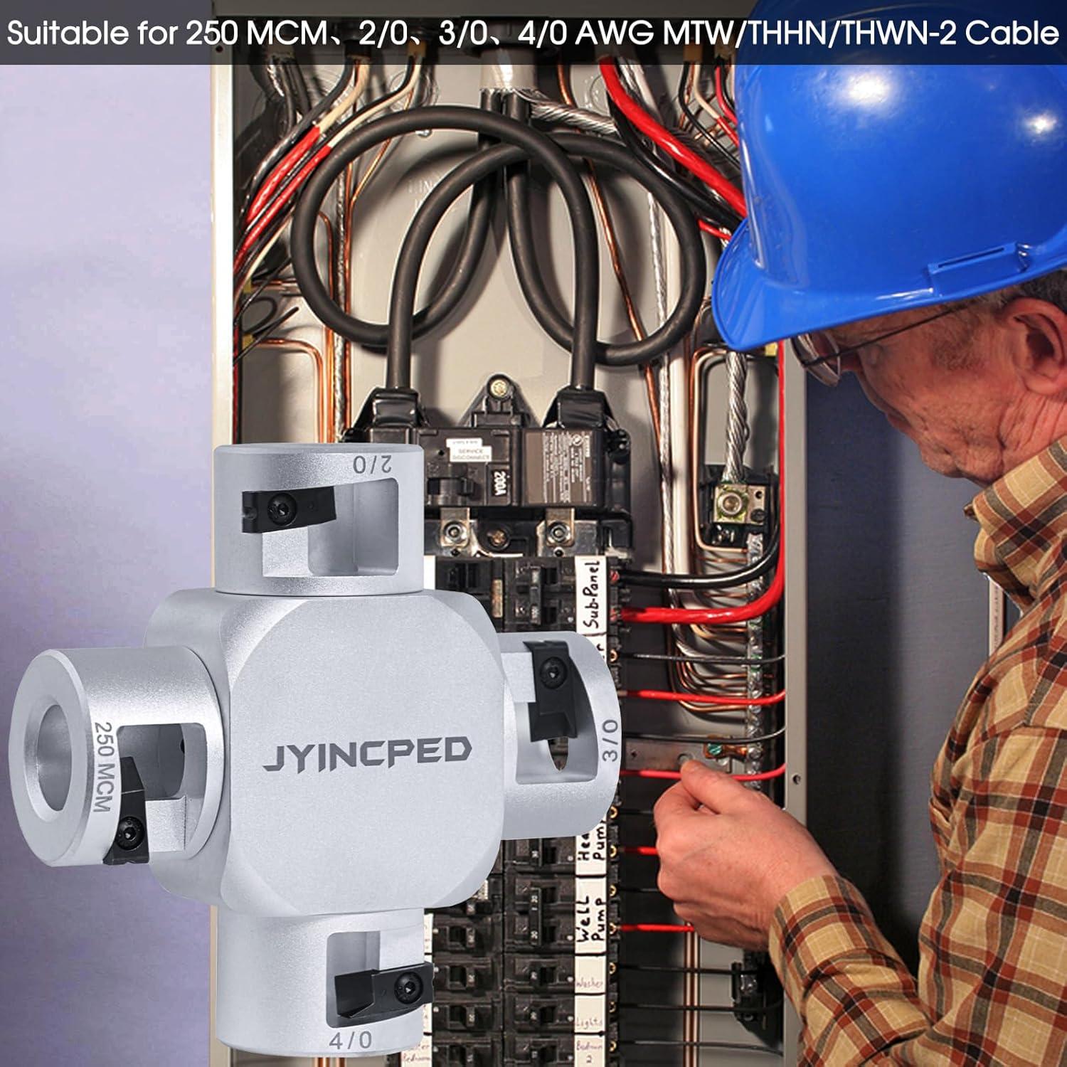 Desaislador de Cable Grande JYINCPED 4 en 1 para AWG 2/0-250 MCM