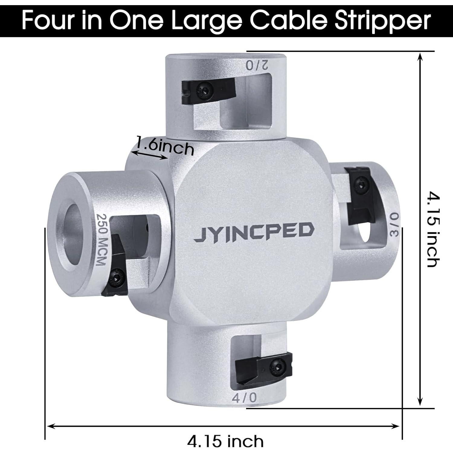 Desaislador de Cable Grande JYINCPED 4 en 1 para AWG 2/0-250 MCM