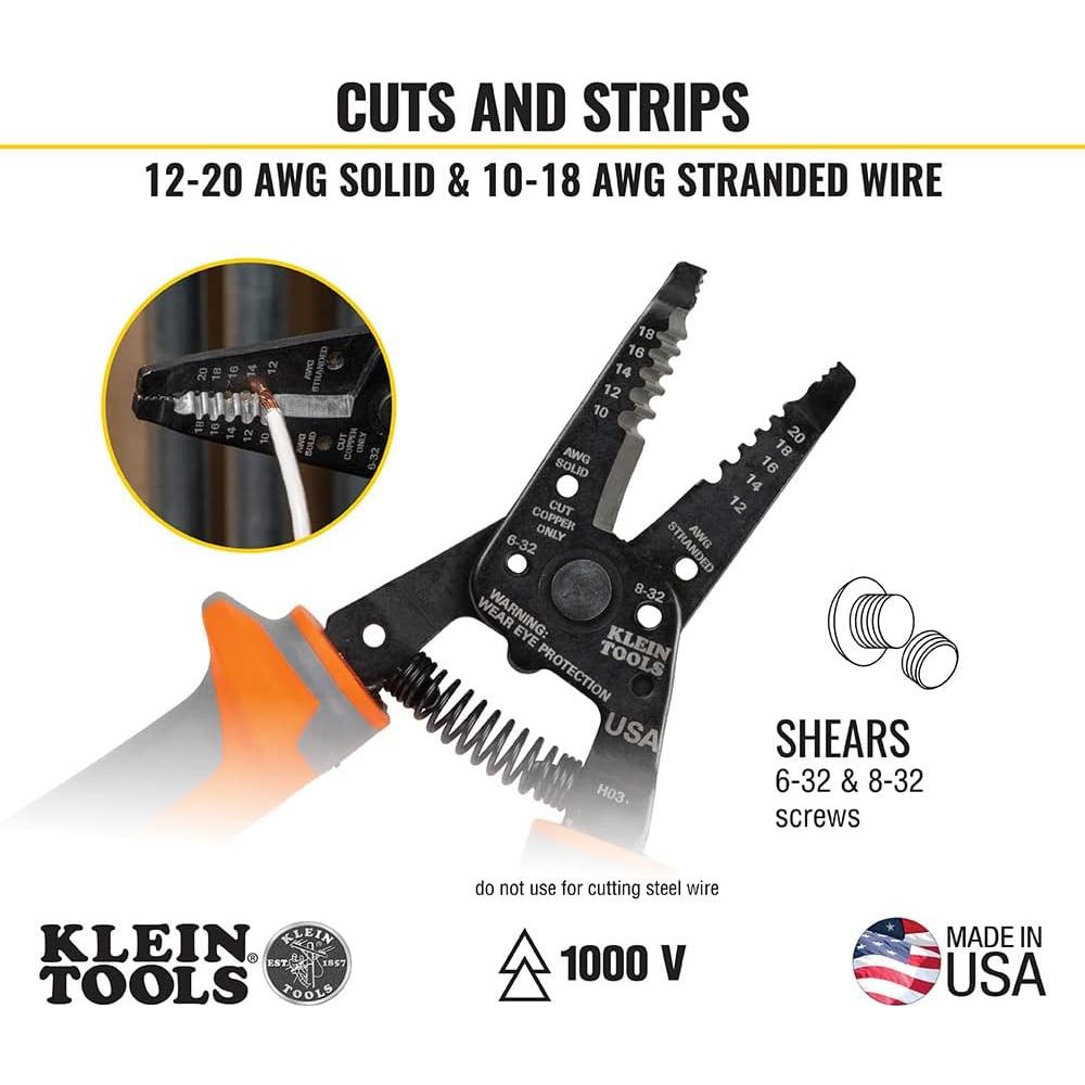 Desforrador Cortador Aislado Klein Tools 11055RINS 1000V