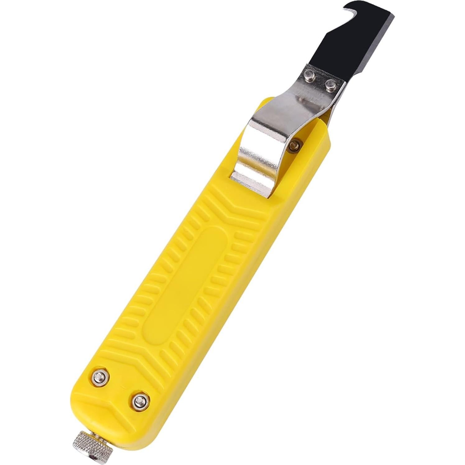 Desforradora de Alambre Walfront Amarilla 8-28mm Acero