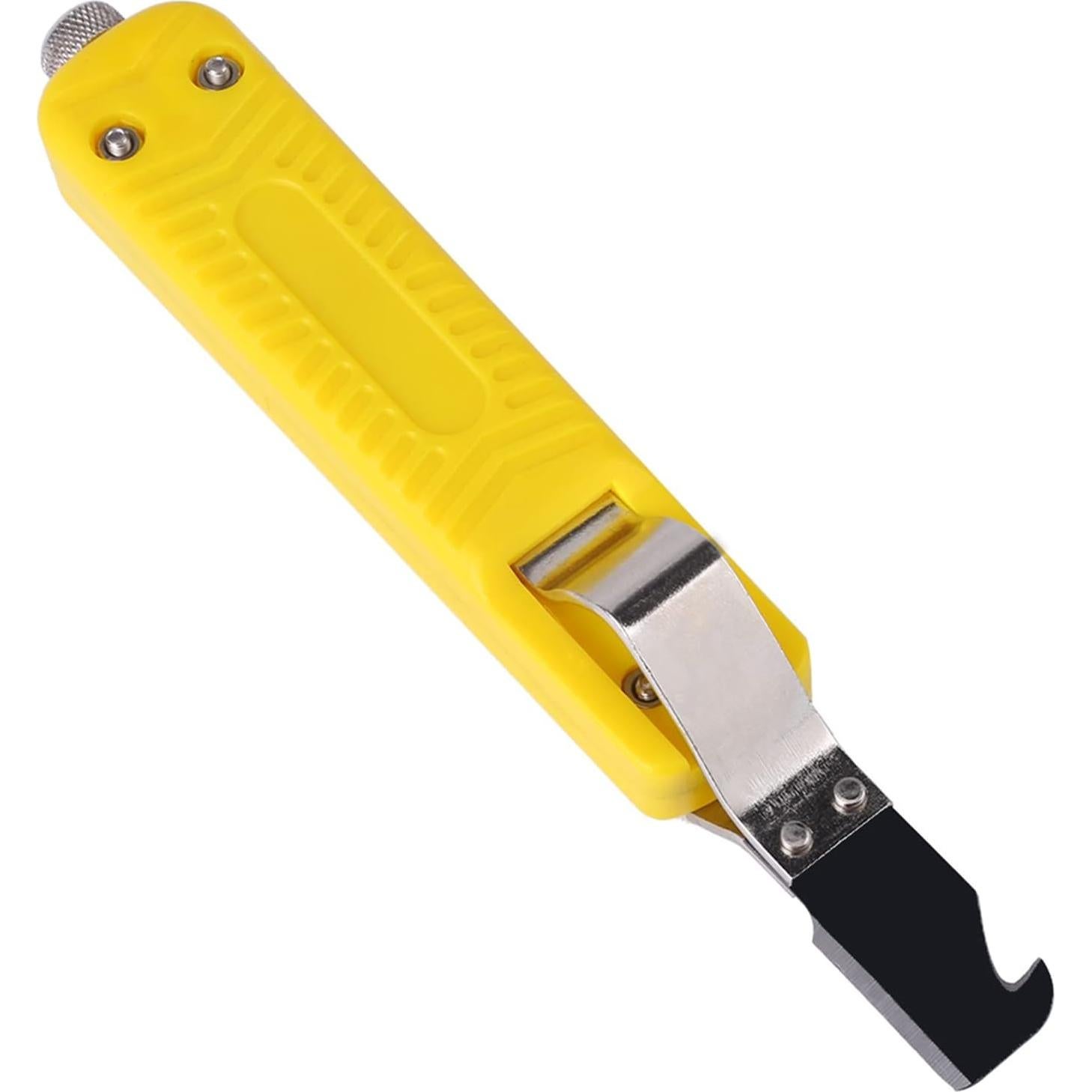 Desforradora de Alambre Walfront Amarilla 8-28mm Acero