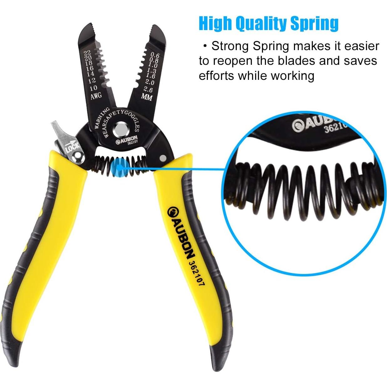 Juego de 2 Pelacables ZUZUAN 10-22 AWG, Cortador y Pelador