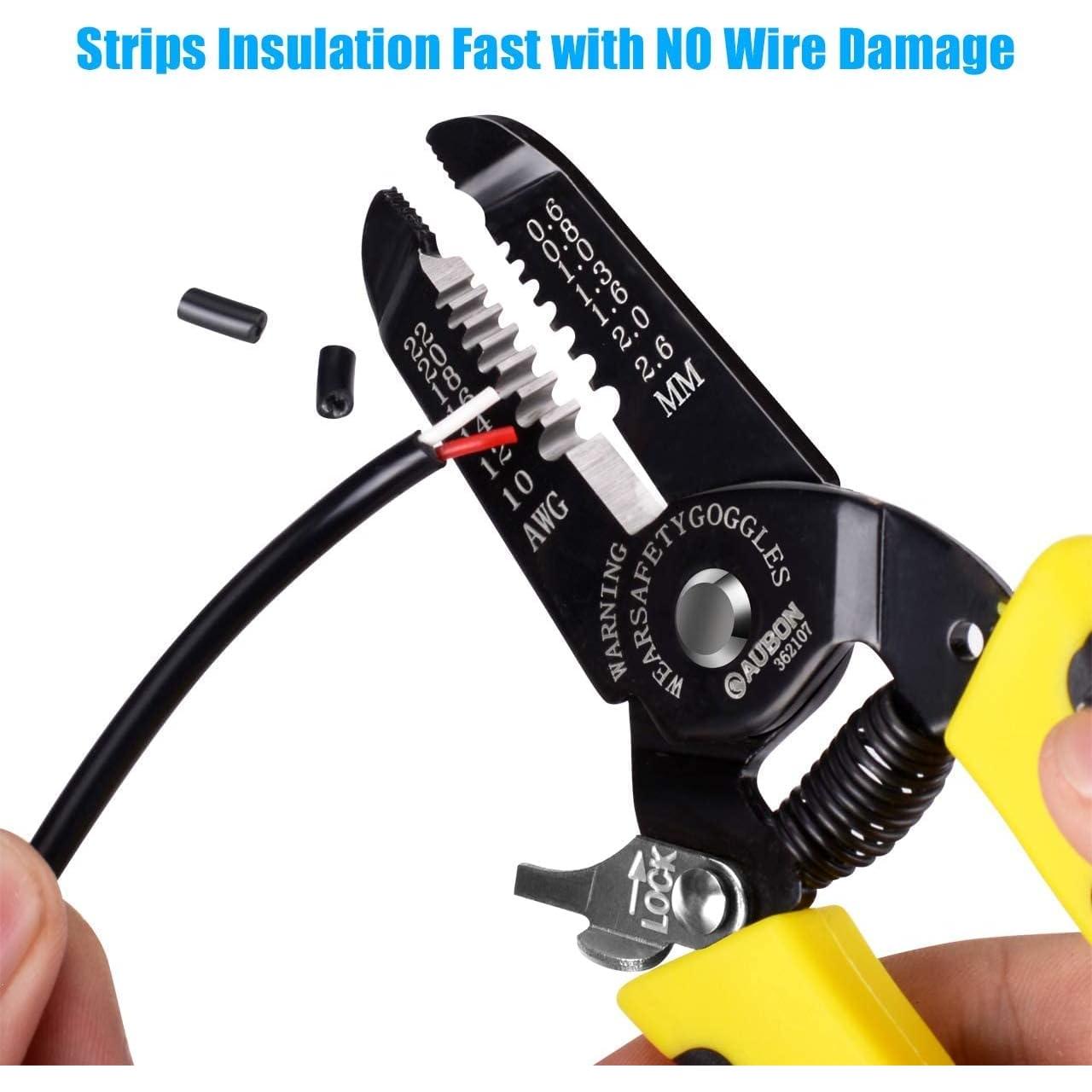 Juego de 2 Pelacables ZUZUAN 10-22 AWG, Cortador y Pelador