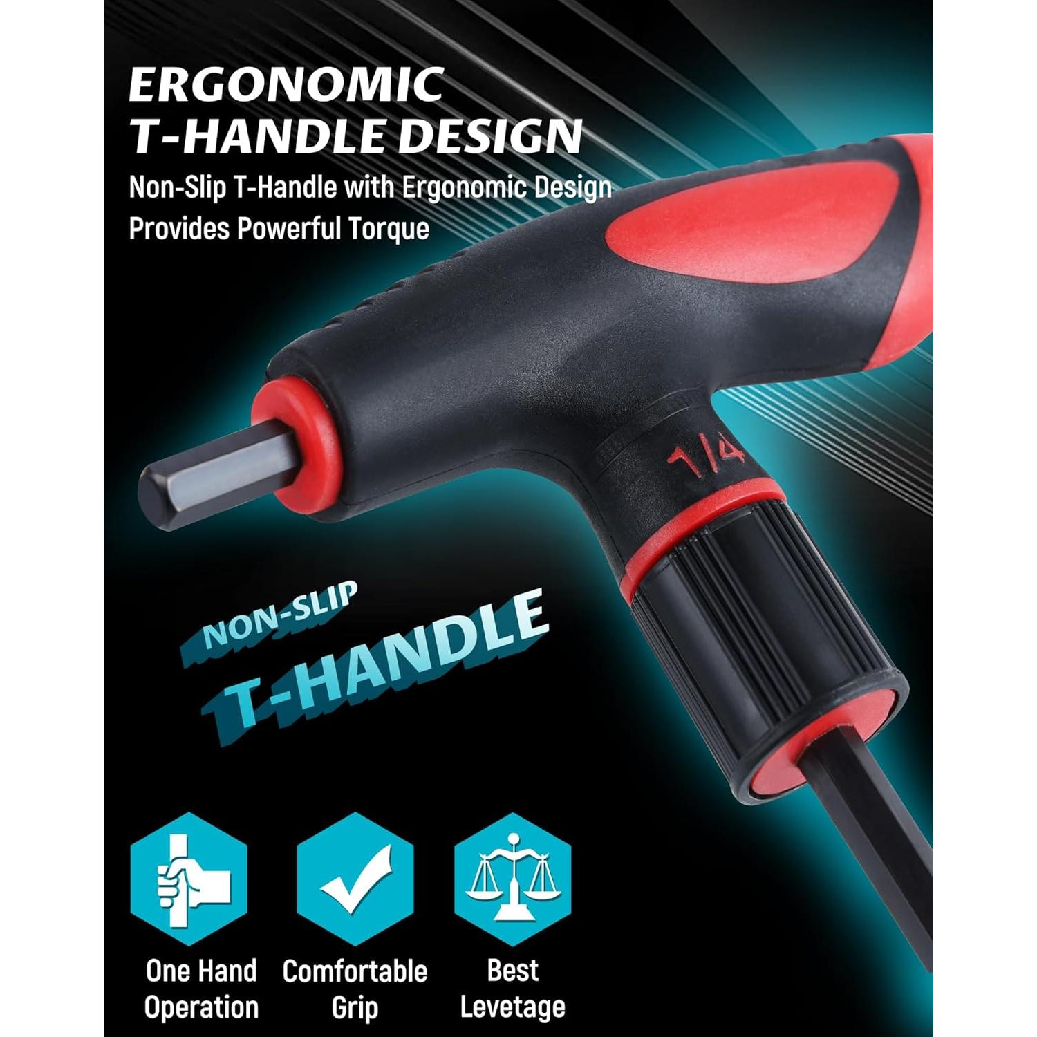 Juego de Llaves Allen T Lichamp 16 Piezas Métricas y SAE