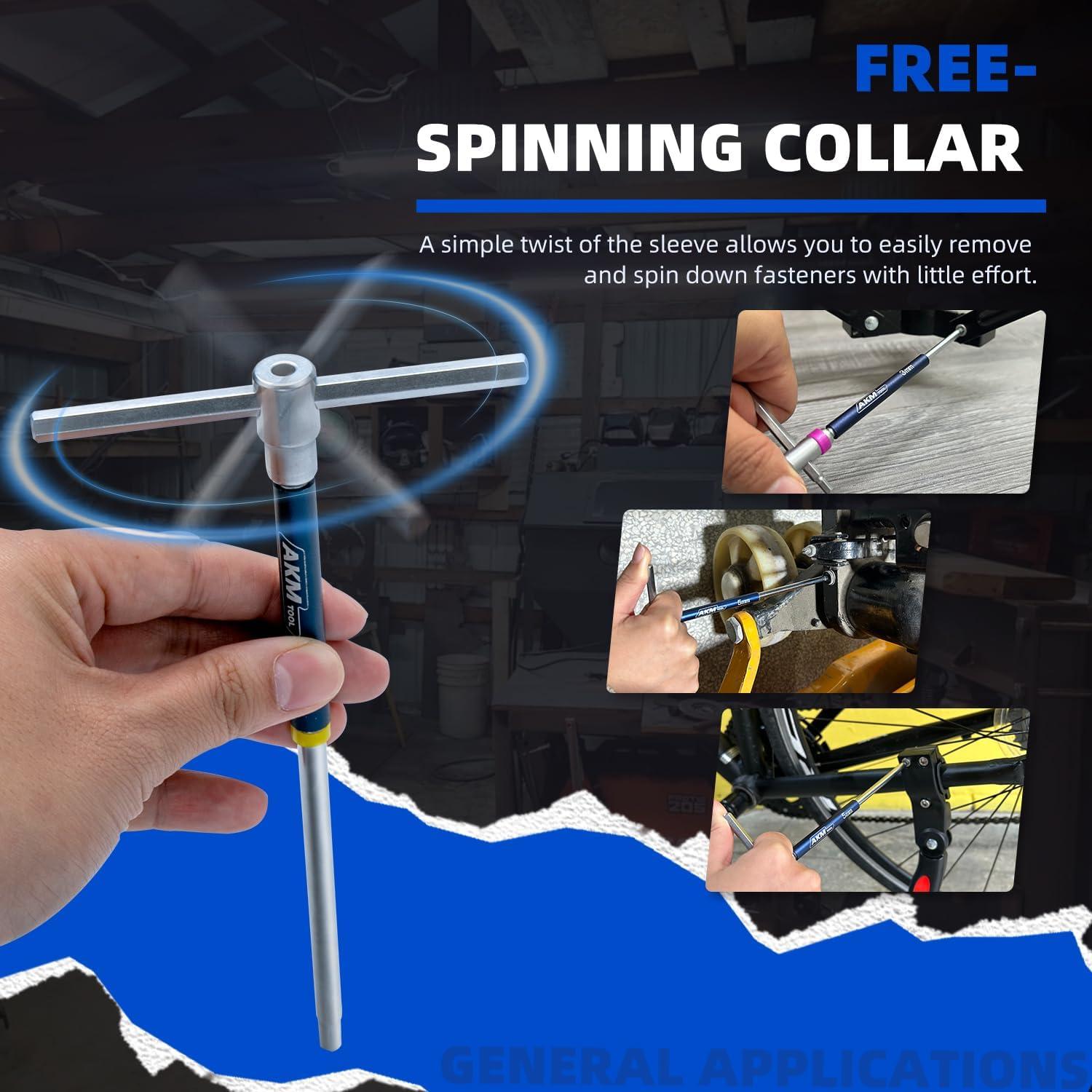 Juego de Llaves Allen Hexagonales T AKM TOOL 11 Pcs 2-10mm