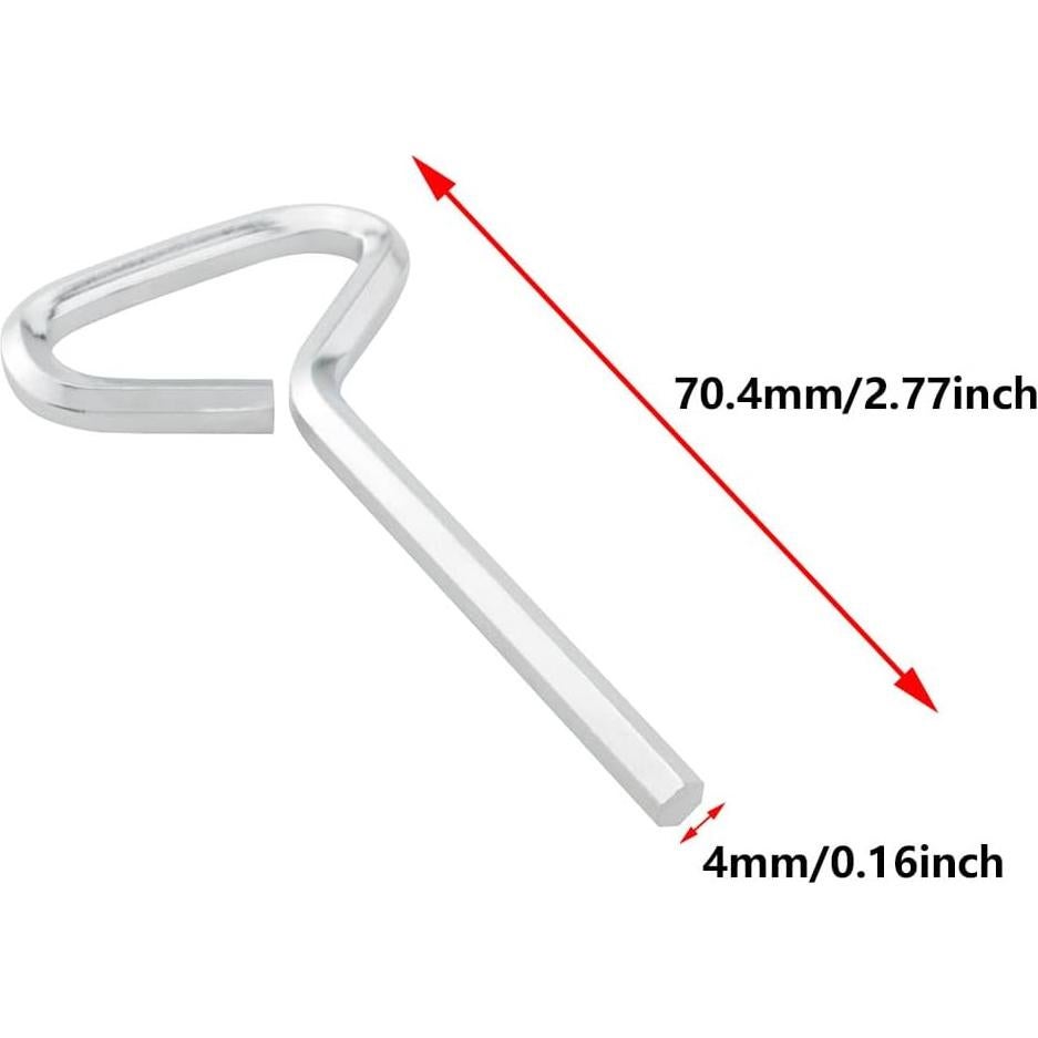 Juego de 5 Llaves Hexagonales en T JianLing 70mm Acero