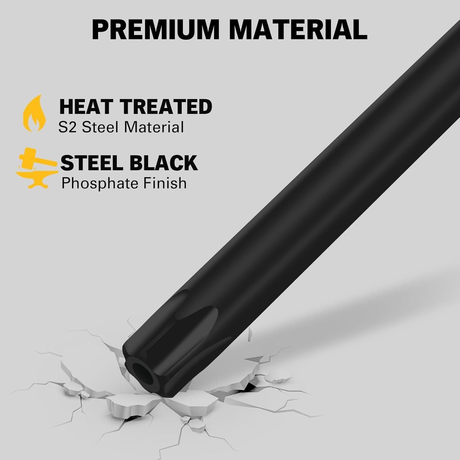 Juego de Llaves Allen Torx 11 Piezas ELEAD T10-T50 Acero S2