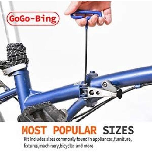 Juego de Llaves Allen GogoBing T-Mango 8 Pulgadas y 8 Métricas